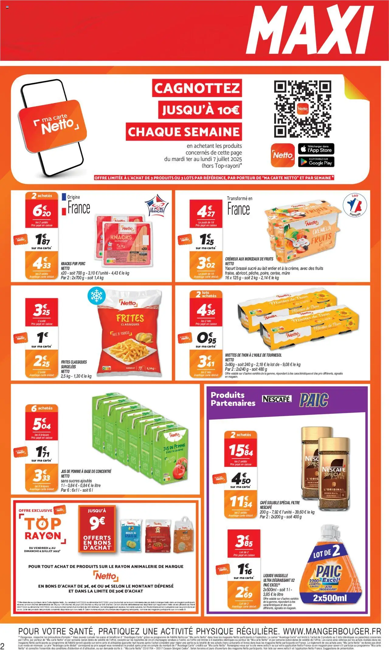  | Page: 2 | Produits: Filtre, Prise, Yaourt, Vin