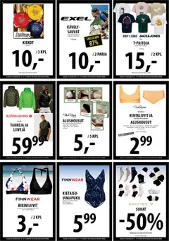 Tuuri-mainoslehti voimassa 01.04.2026 alkaen | Sivu: 28 | Tuotteet: Rintaliivit, Sukat, Uimapuku, Alushousut