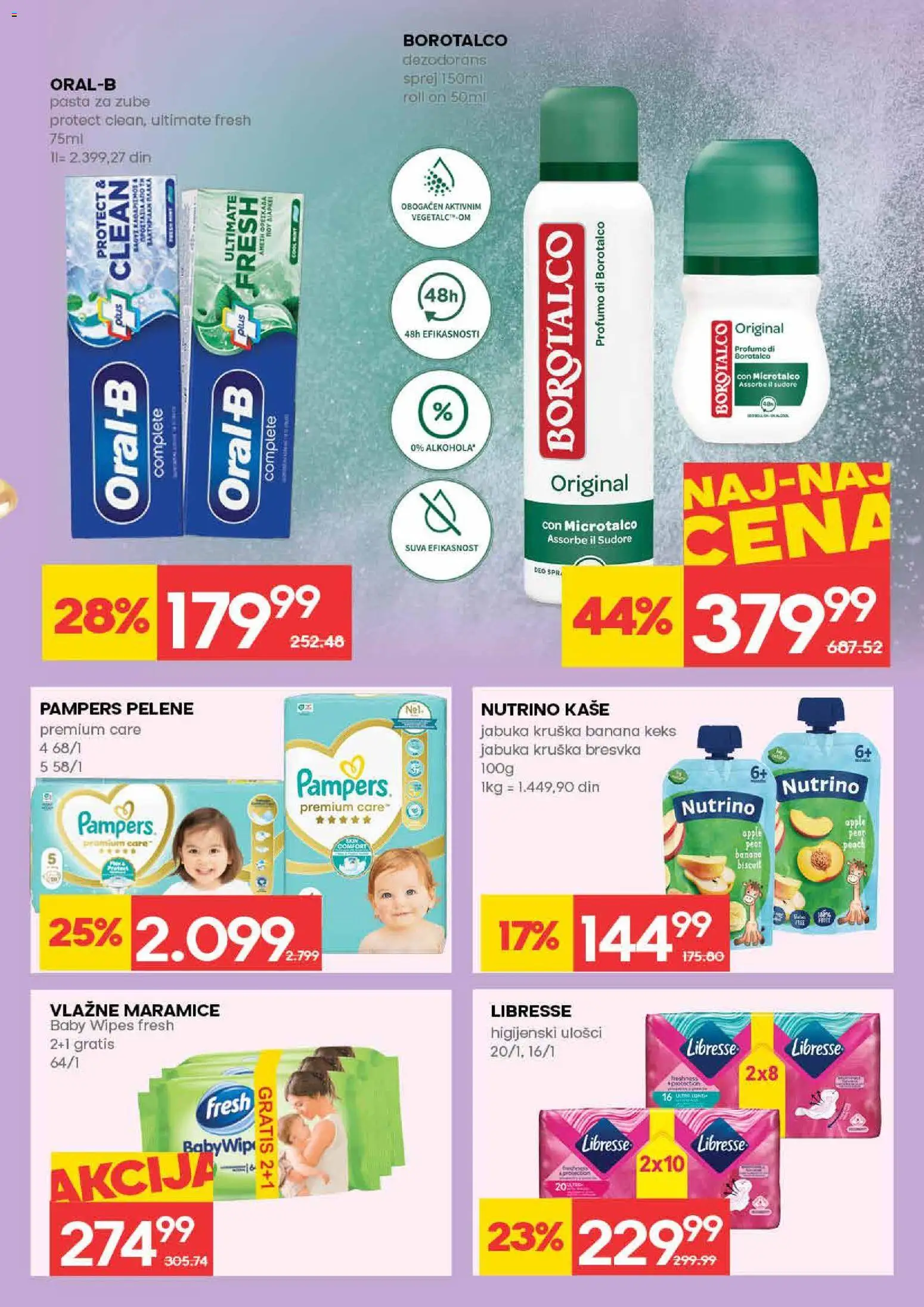 Idea katalog - važi od 26.02.2026 | Strana: 27 | Proizvode: Pampers, Dezodorans, Pasta za zube, Pelene