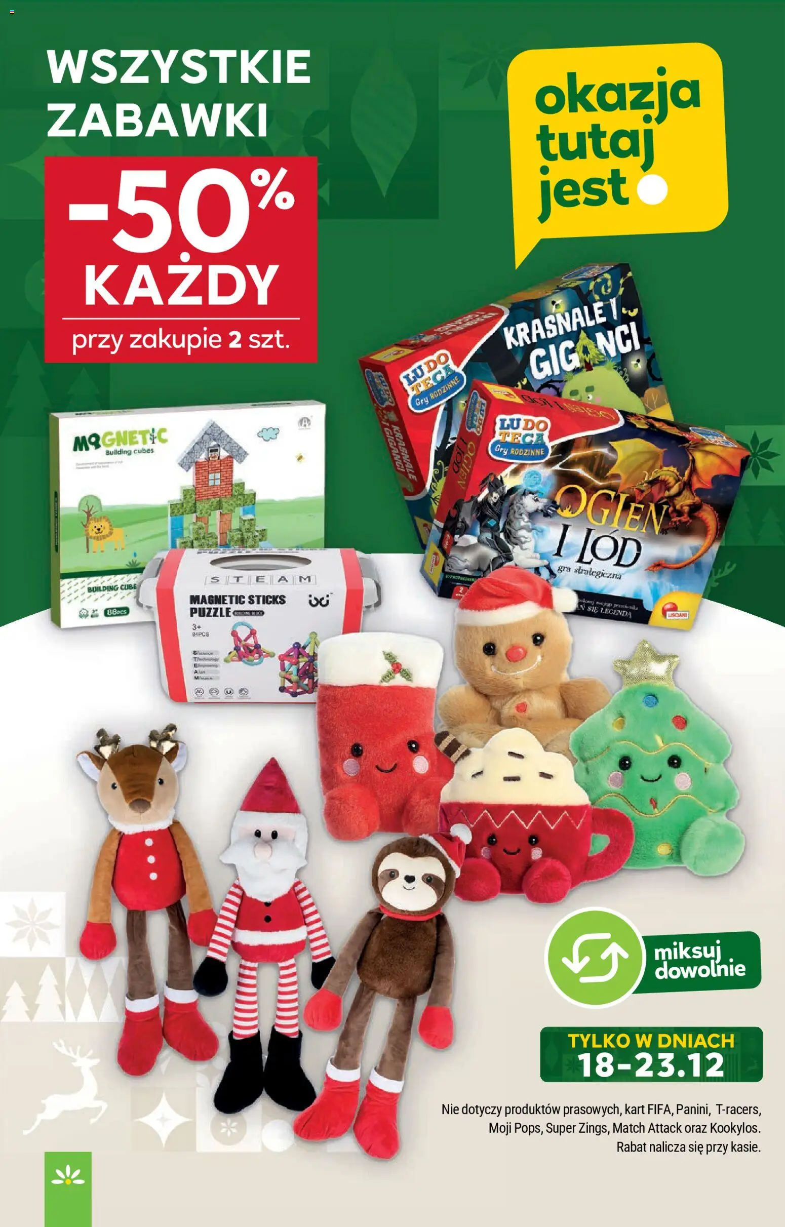 Stokrotka Gazetka od 18.12.2025 | Strona: 44 | Produkty: Magnetic, Gra, Gry