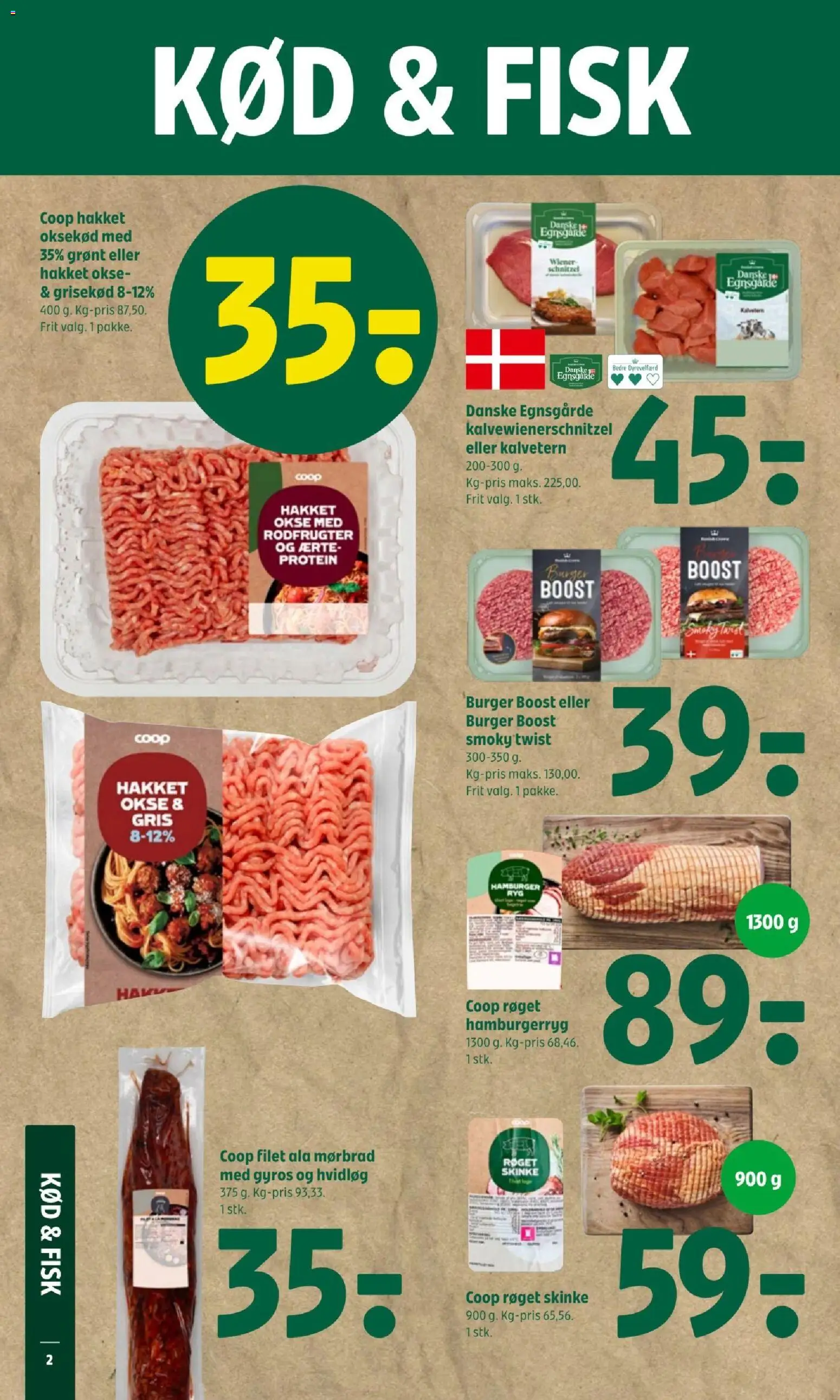 Coop 365 tilbudsavis – gyldig fra 09.04.2026 | Side: 4 | Produkter: Fisk, Te, Hvidløg, Hamburgerryg