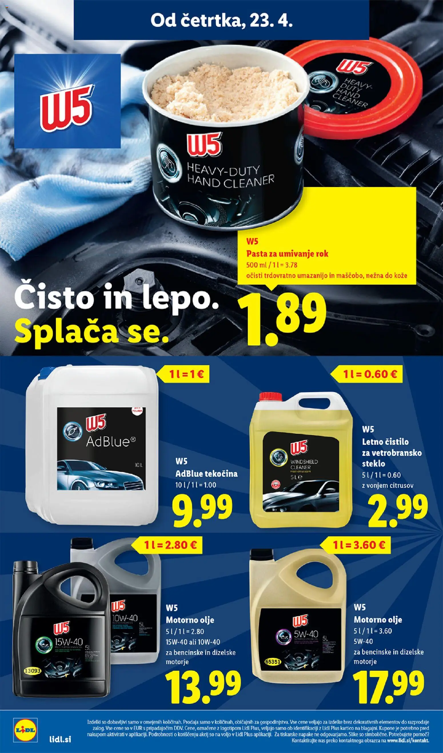 Novi Lidl katalog ponudbe – veljaven od 23.04.2026 | Stran: 18 | Izdelki: Olje