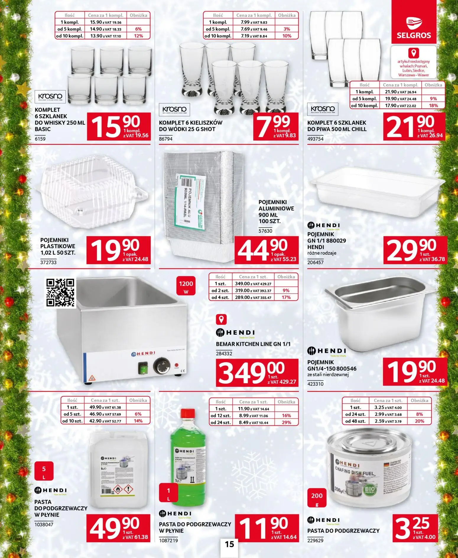 Selgros cash&carry Gazetka - Oferta dla gastronomii od 20.11.2025 | Strona: 15 | Produkty: Whisky