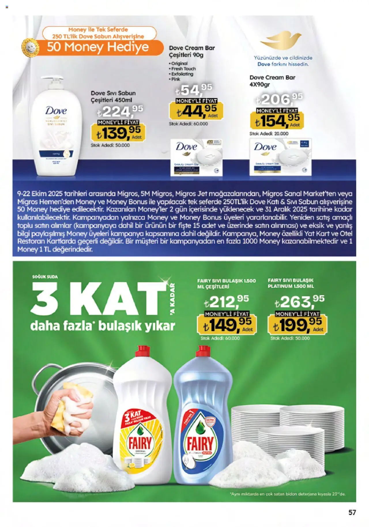 Migros Katalog - Migroskop - 09.10.2025 tarihinden itibaren geçerlidir | Sayfa: 57 | Ürünler: Sabun