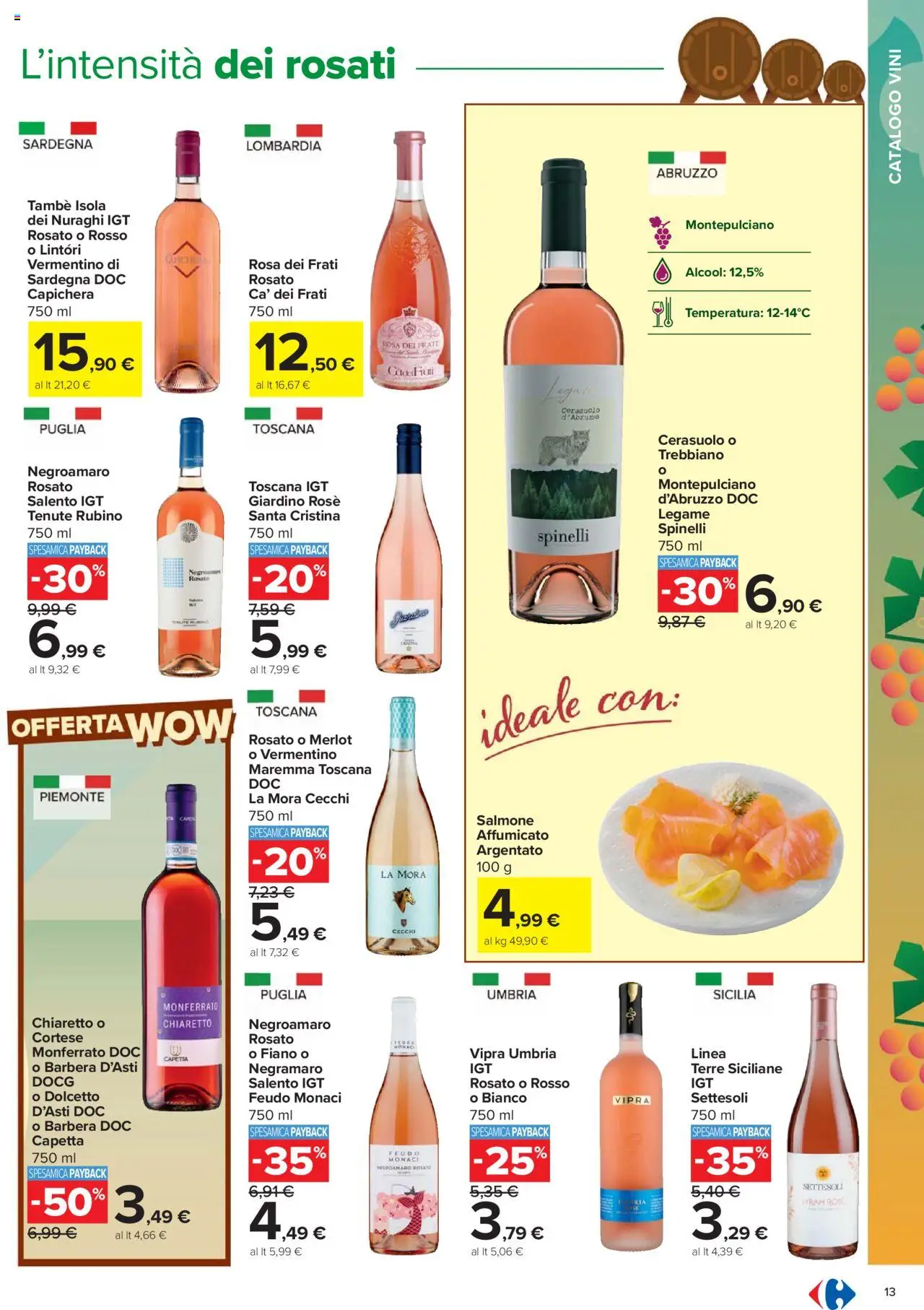 Volantino Carrefour del 06.10.2025 | Pagina: 13 | Prodotti: Salmone