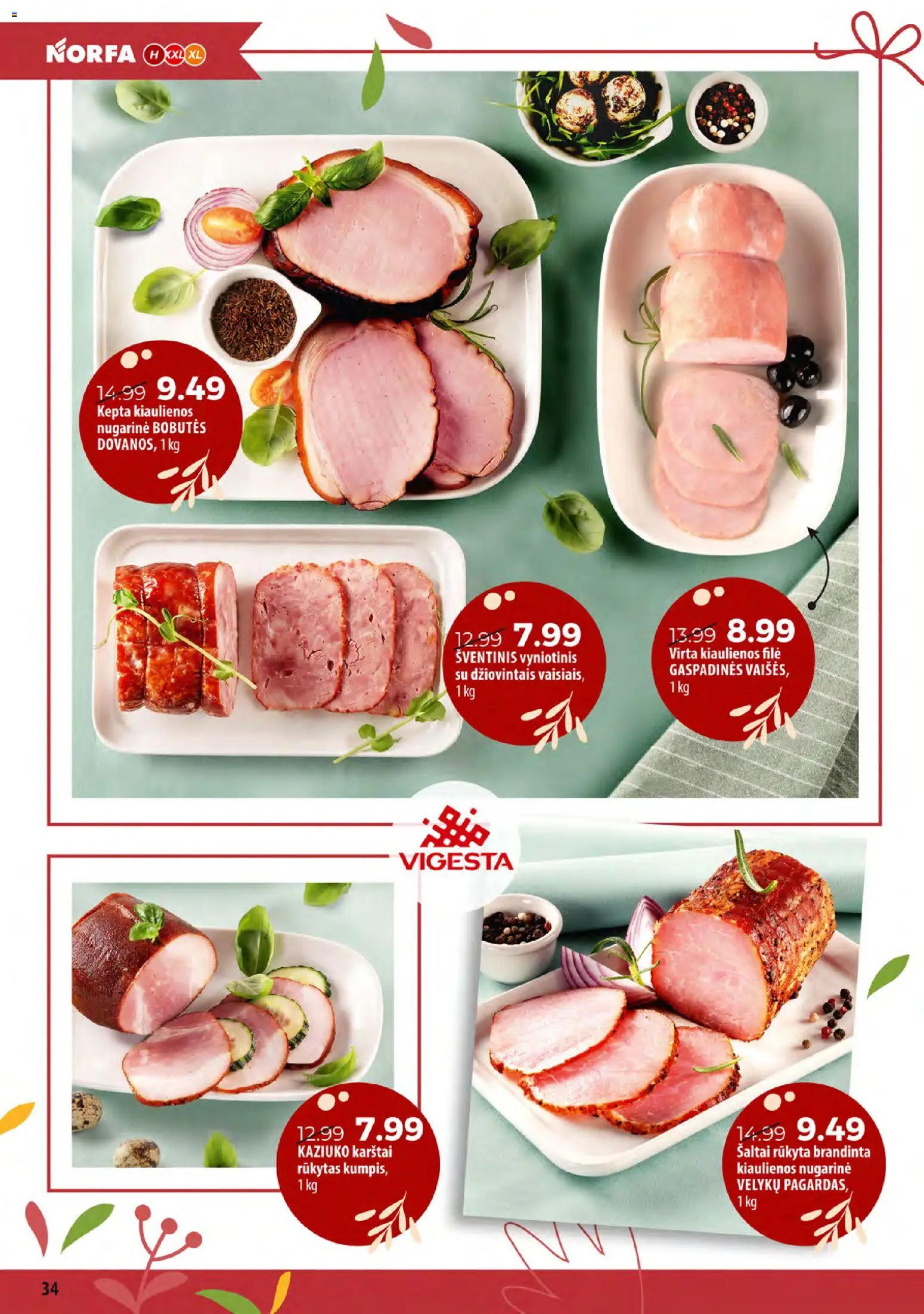 NORFA akcijos nuo 24.03.2026 | Puslapis: 34 | Prekių: Kiaulienos