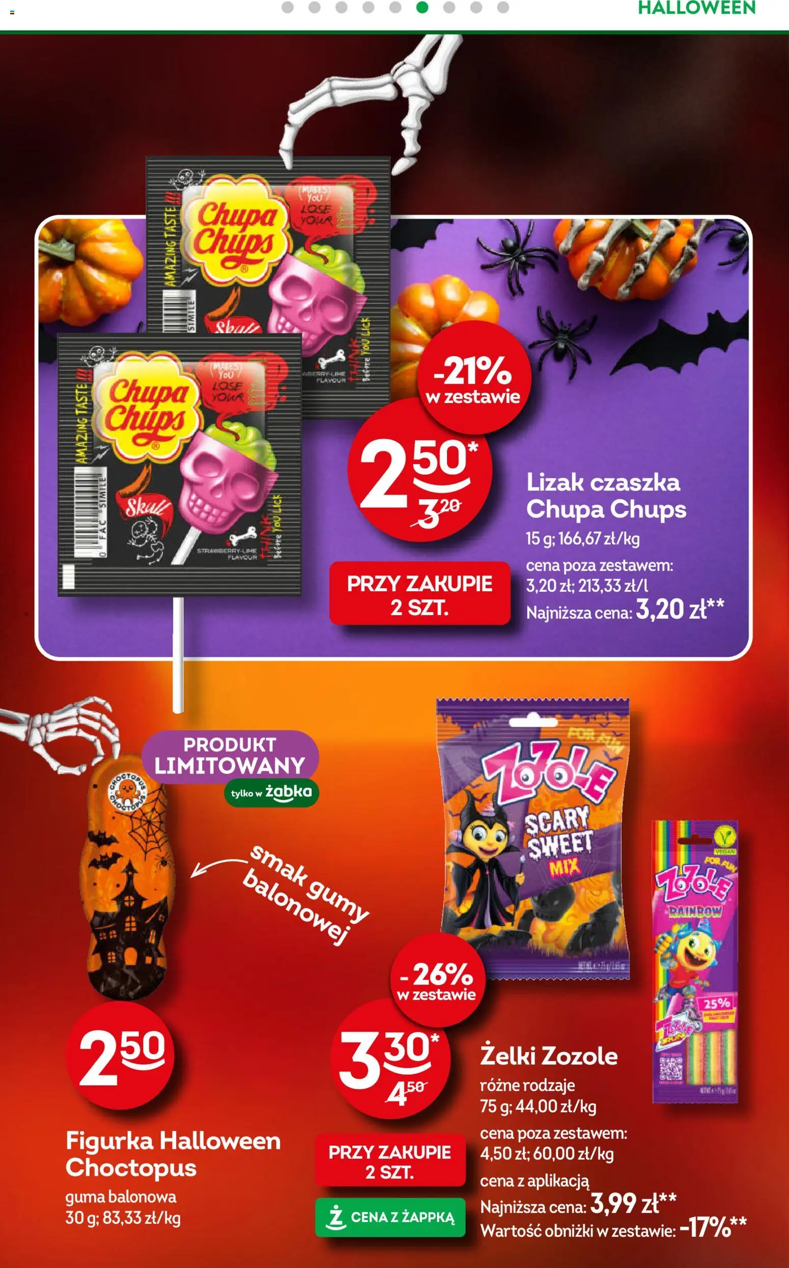 Żabka Gazetka od 22.10.2025 | Strona: 10 | Produkty: Gumy, Żelki