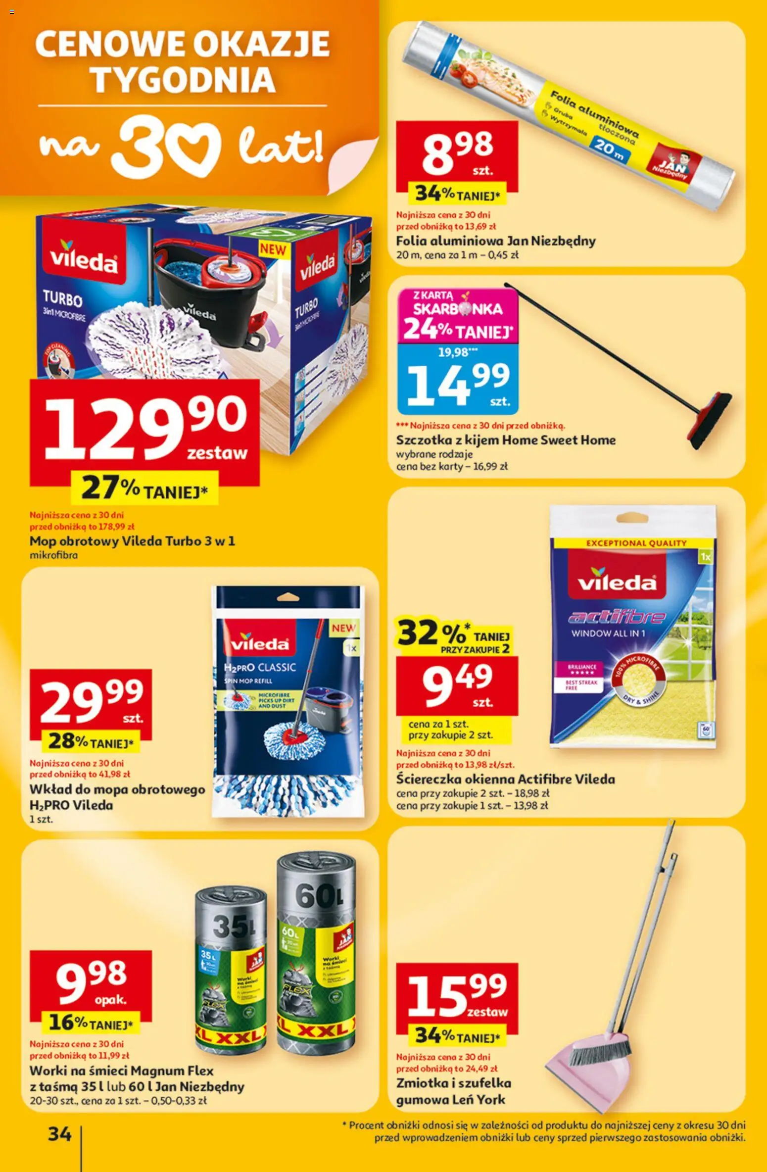 Auchan Gazetka - 30 Lat Hipermarket od 12.02.2026 | Strona: 34