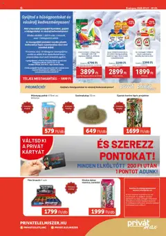 PRIVÁT akciós ujság - amely érvényes a következő dátumtól: 17.07.2025 | Oldal: 8 | Termékek: Ariel, Mosógél, Öblítő, Mosópor