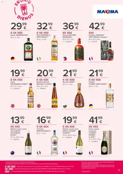 MAXIMA leidinys galioja nuo 19.02.2026 | Puslapis: 10 | Prekių: Degtinė, Viskis, Dėžė, Vynas