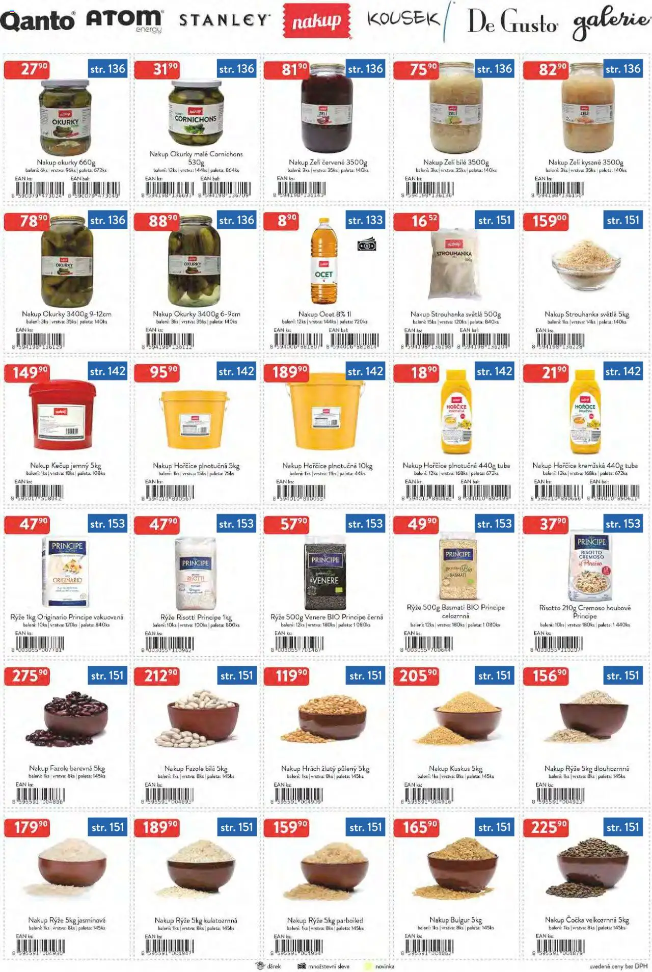 Astur & Qanto leták - Velkoobchod 09/2025 od 01.09.2025 | Strana: 8 | Produkty: Ocet, Basmati, Basmati rýže, Strouhanka