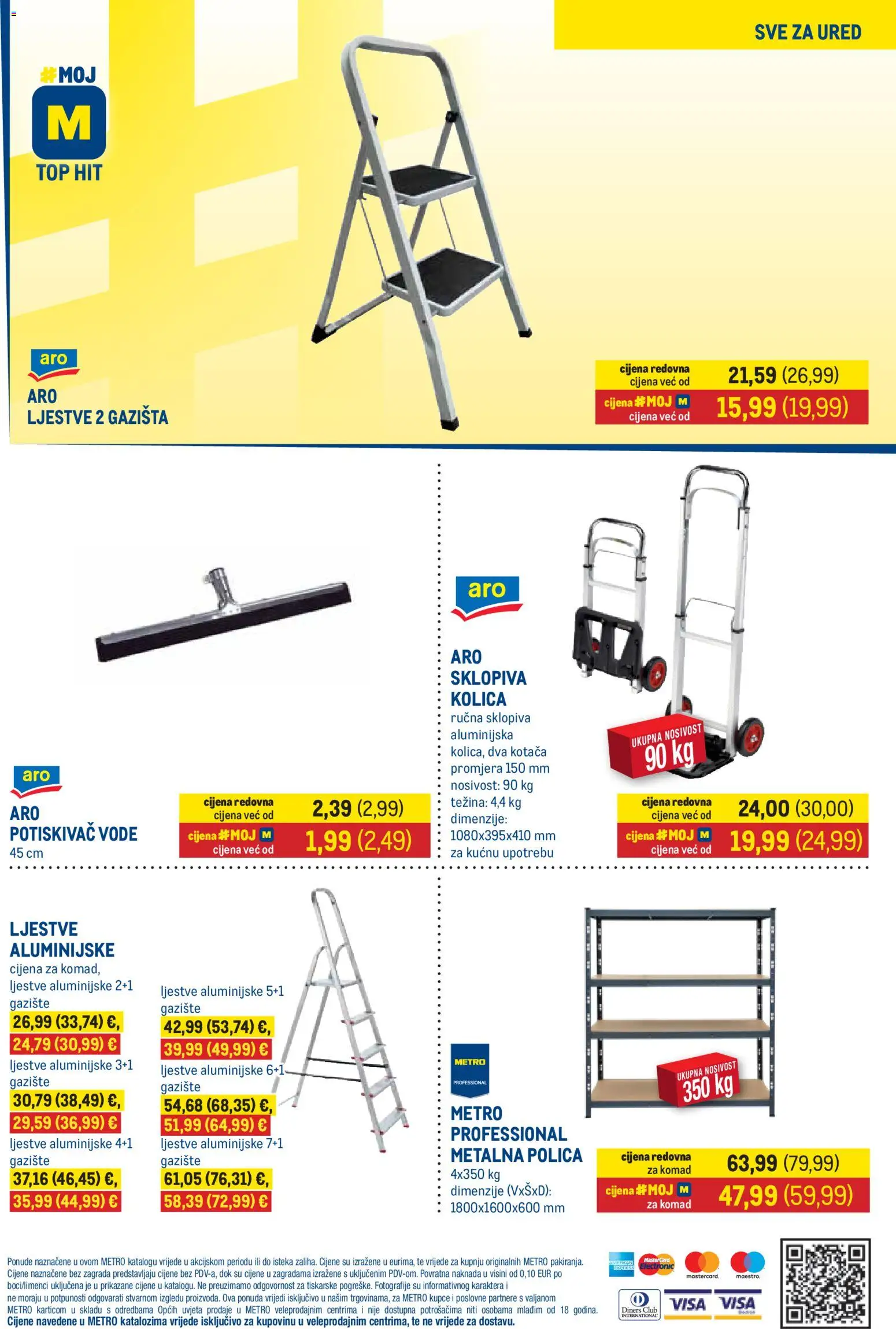 Metro katalog | vrijedi od 17.11.2025 | Stranica: 15 | Proizvodi: Polica, Kolica, Ljestve