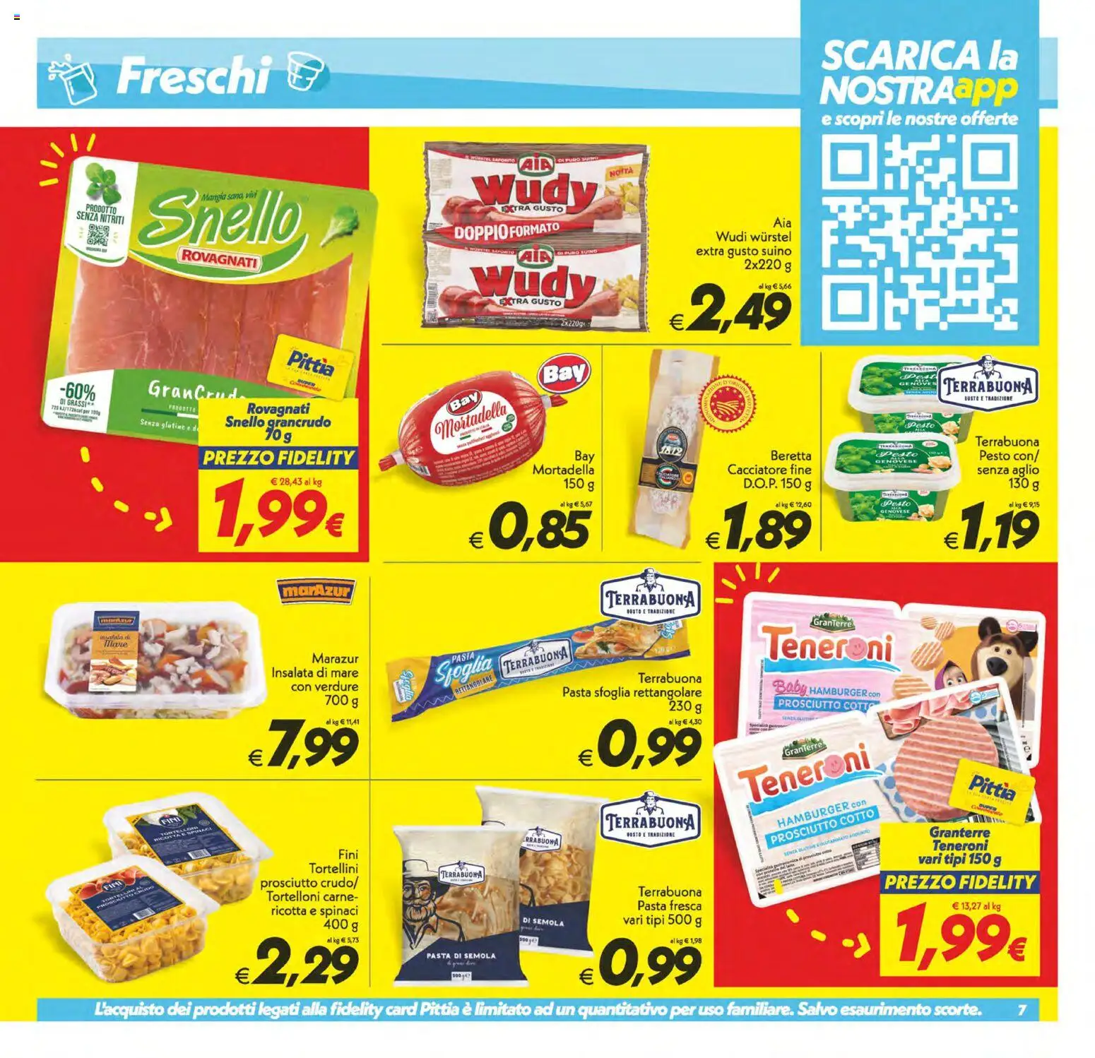 Volantino SuperConveniente del 24.10.2025 | Pagina: 7 | Prodotti: Prosciutto Cotto, Verdure, Spinaci, Pesto