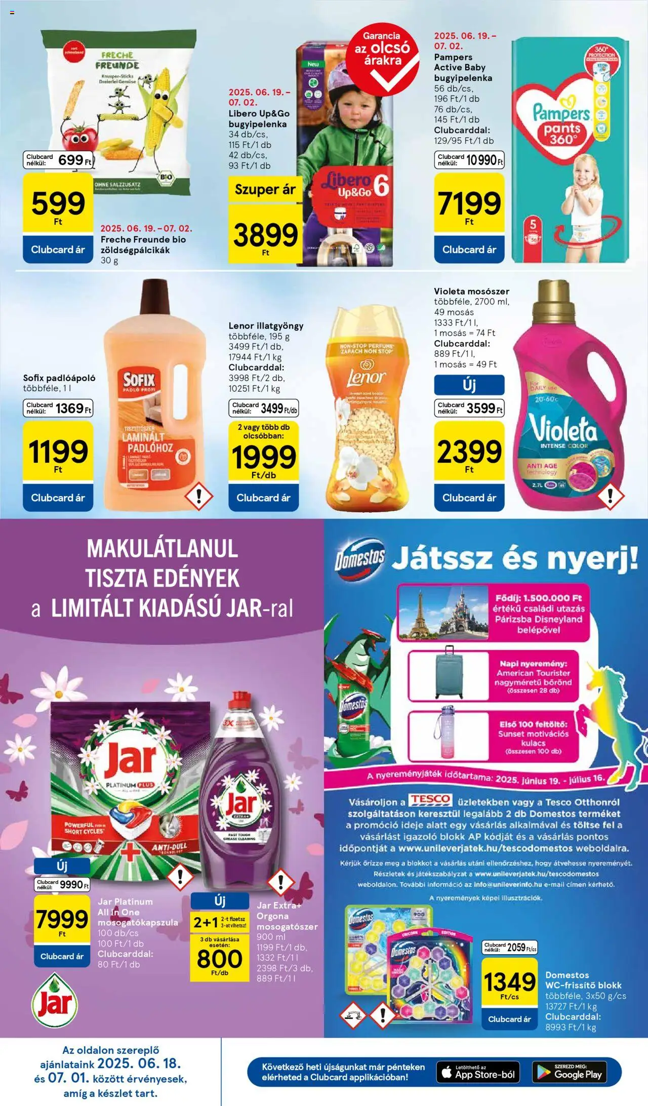 Tesco akciós ujság - amely érvényes a következő dátumtól: 26.06.2025 | Oldal: 28 | Termékek: Edények, Kulacs, Mosószer, Mosogatószer