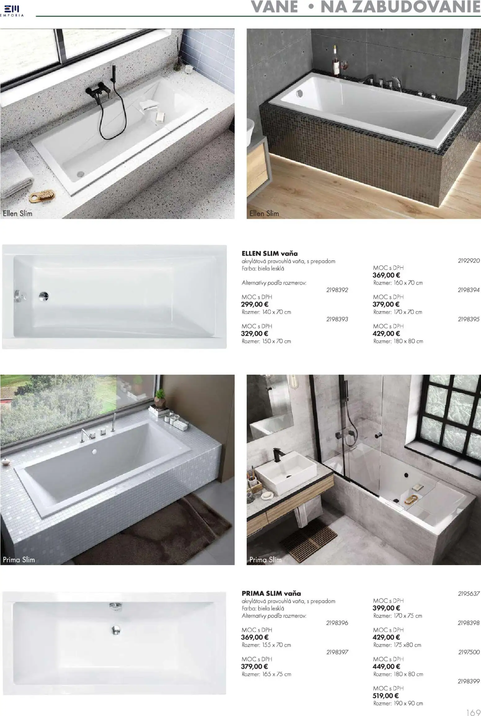 Nové Ingema akcie – leták je platný od 29.10.2025 | Strana: 171 | Produkty: Vaňa