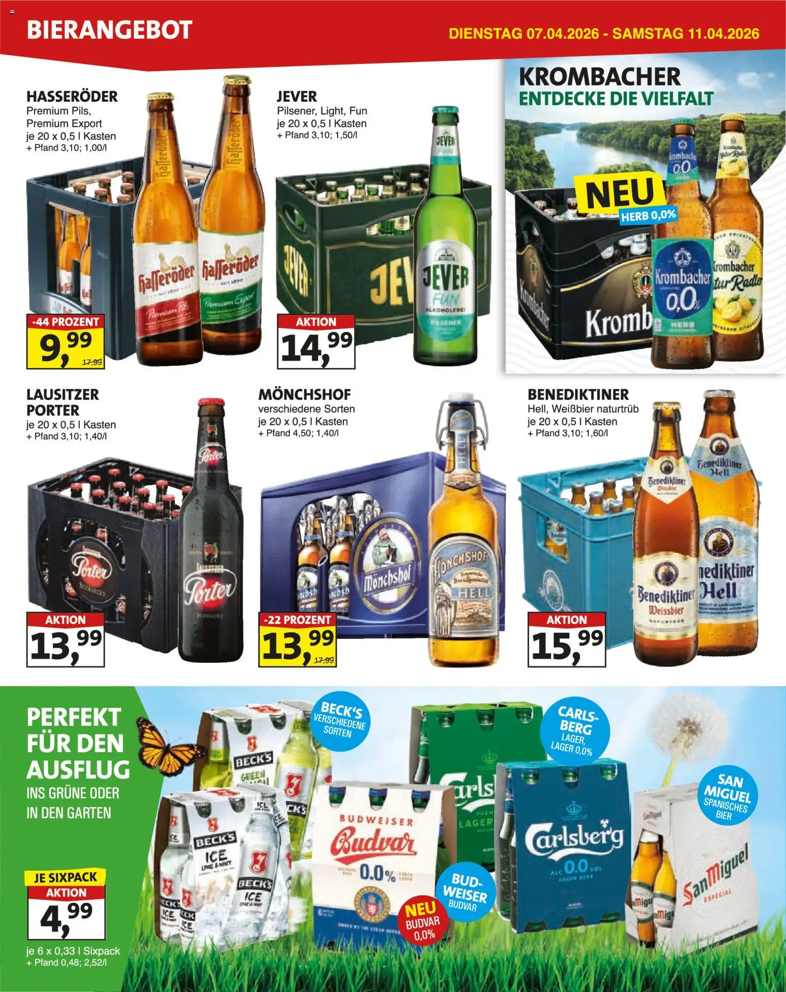 Lösch Depot Prospekt – gültig ab 07.04.2026 | Seite: 2 | Produkte: Monchshof, Carlsberg, Bier, Krombacher