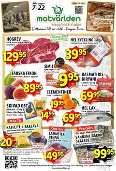 Matvärlden - erbjudanden - Förhandsvisning av reklamblad från butik Matvärlden aktuell från 25.08.2025