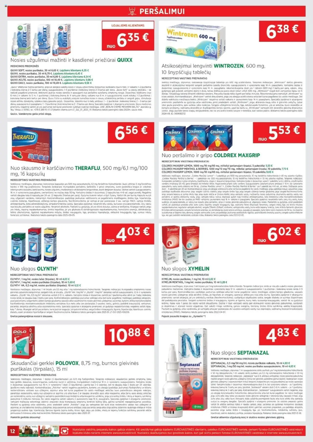 EUROVAISTINĖ akcijos nuo 01.10.2025 | Puslapis: 12 | Prekių: Dėžė