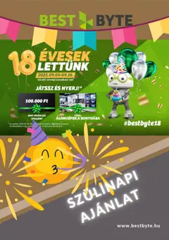 Best Byte Akciós újság - amely érvényes a következő dátumtól: 09.09.2025