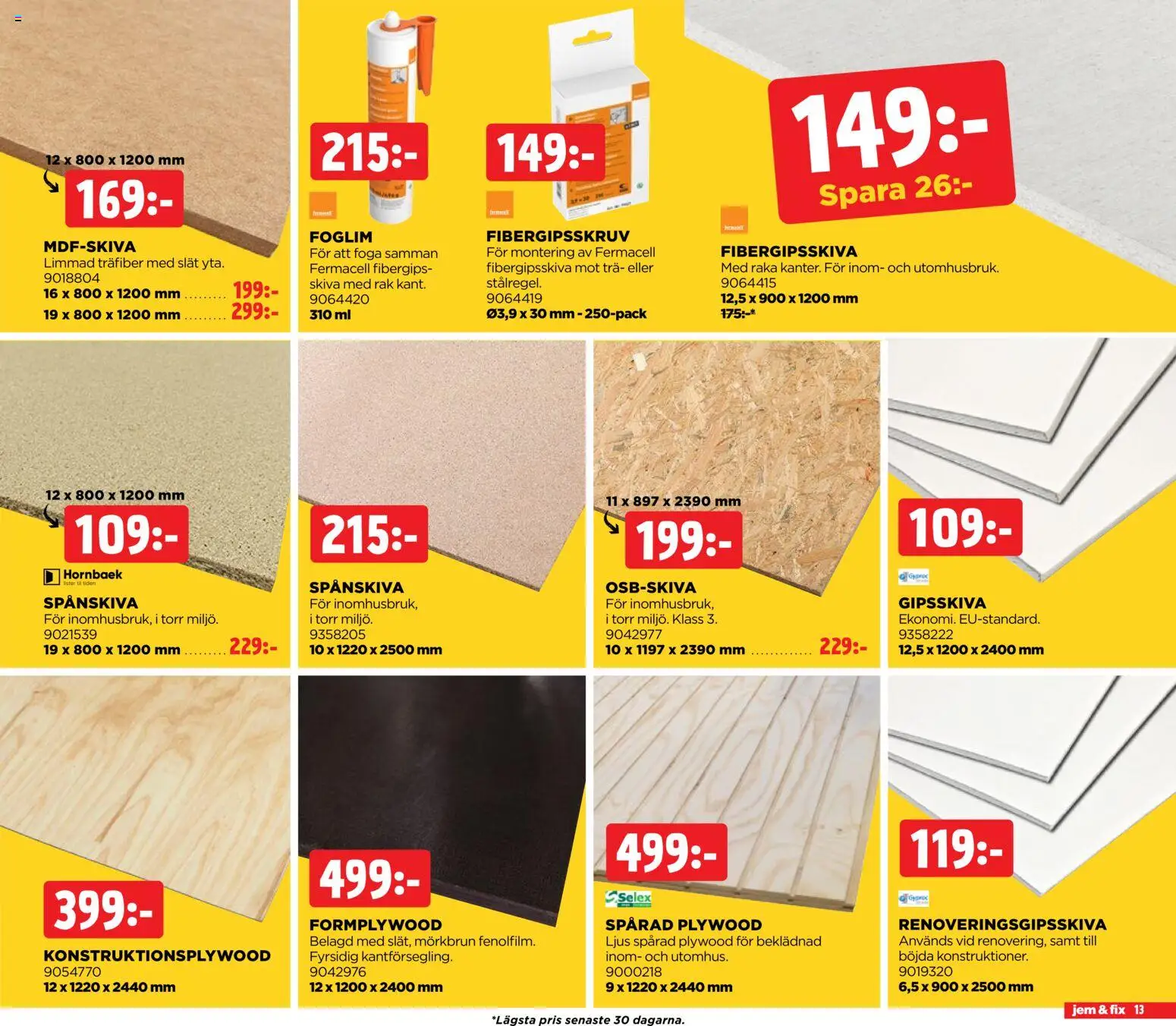 Jem & Fix reklamblad aktuell från 08.02.2026 | Sida: 13