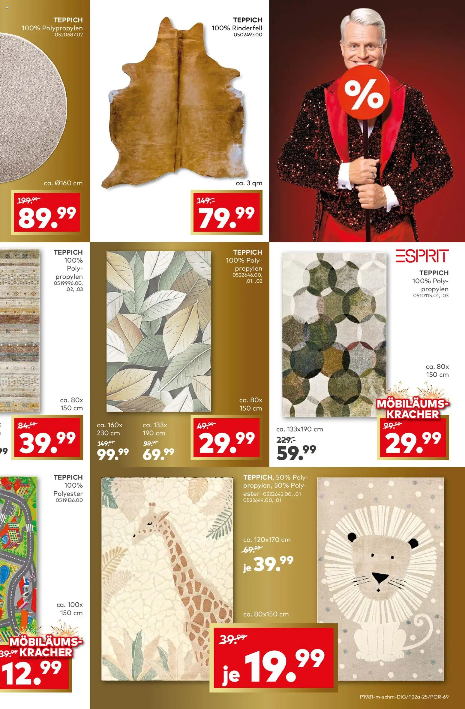 Porta! Kleinmöbel und mehr: Top-Angebote zum Möbiläum - Aachen – gültig ab 10.11.2025 | Seite: 5 | Produkte: Teppich