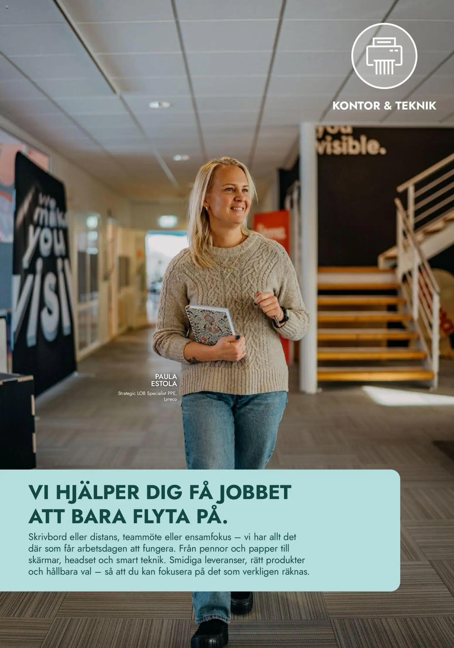 Lyreco reklamblad aktuell från 06.04.2026 | Sida: 24 | Produkter: Skrivbord, Papper, Headset