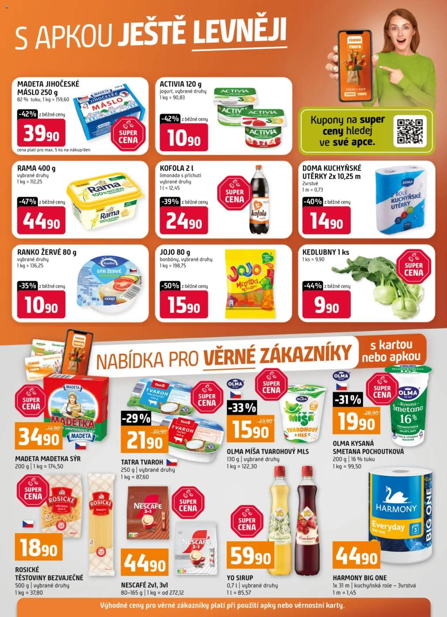 Terno leták od 14.01.2026 | Strana: 20 | Produkty: Limonáda, Máslo, Kuchyňské utěrky, Žervé