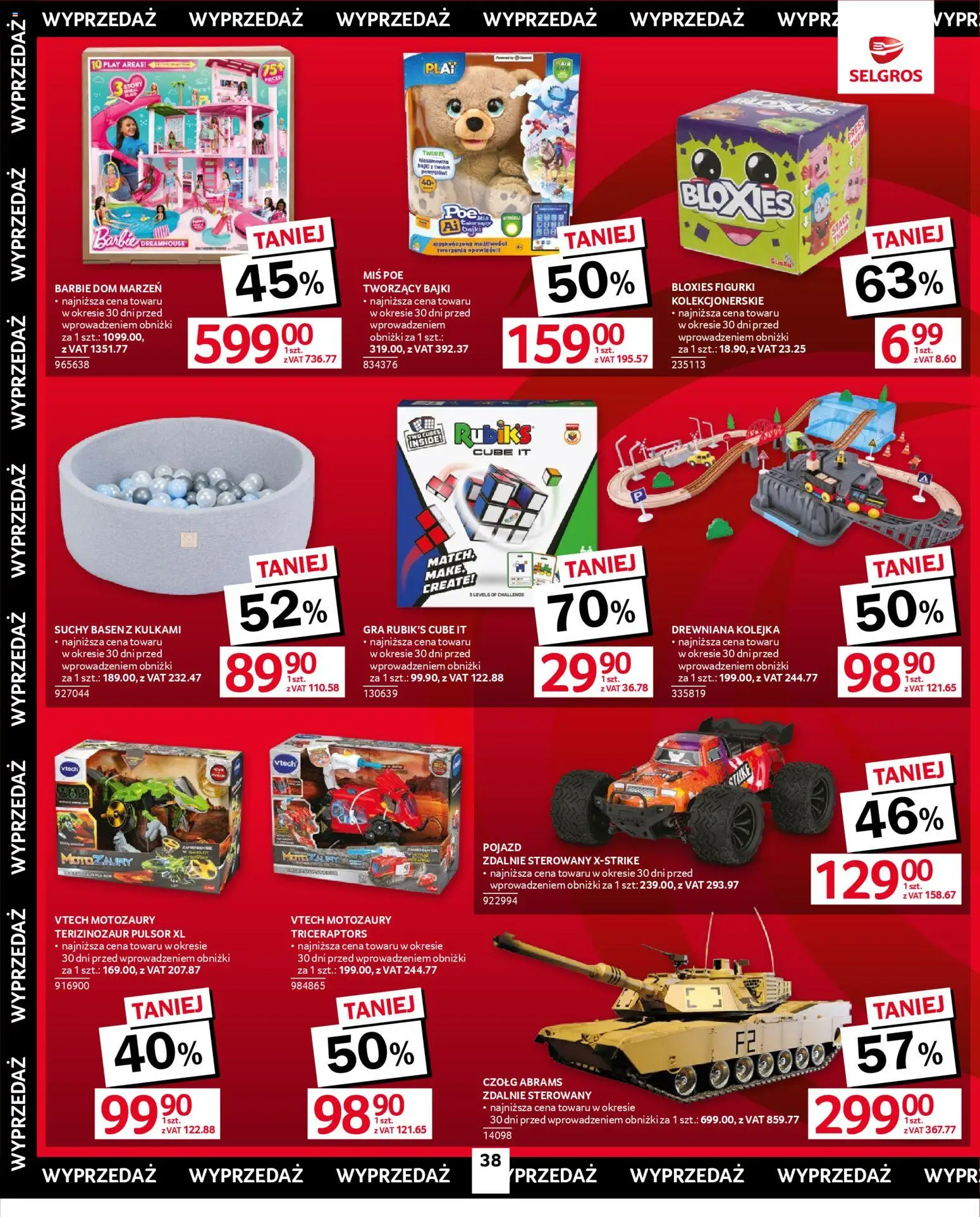 Selgros cash&carry Gazetka - Oferta przemysłowa od 06.11.2025 | Strona: 40 | Produkty: Gra, Barbie, Figurki