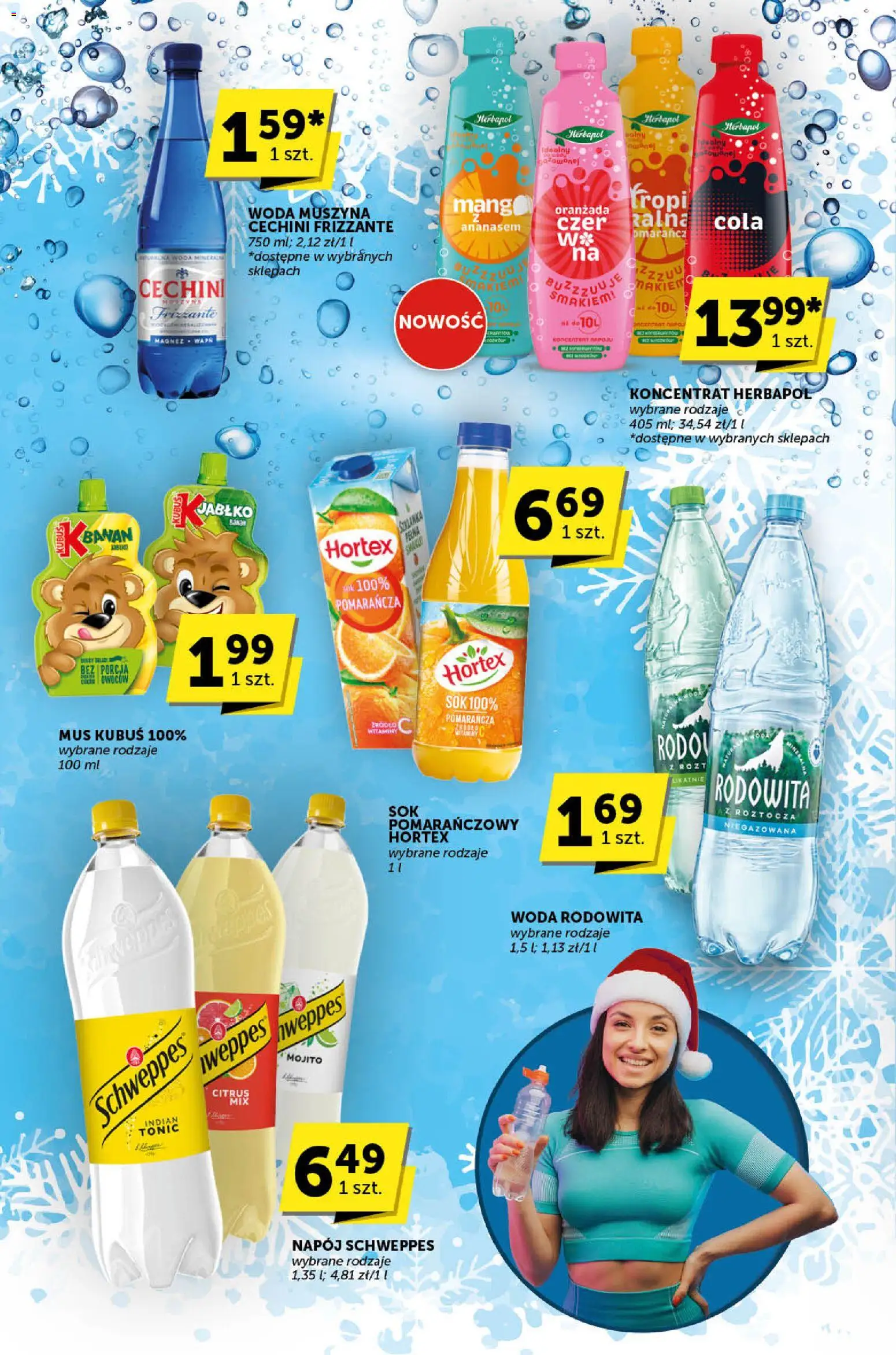 Groszek Gazetka - Katalog od 11.12.2025 | Strona: 28 | Produkty: Sok, Woda