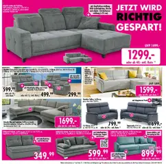 SB Möbel Boss Prospekt Neubrandenburg - gültig ab dem 02.08.2025 | Seite: 5 | Produkte: Ecksofa, Kissen, Tisch, Topper