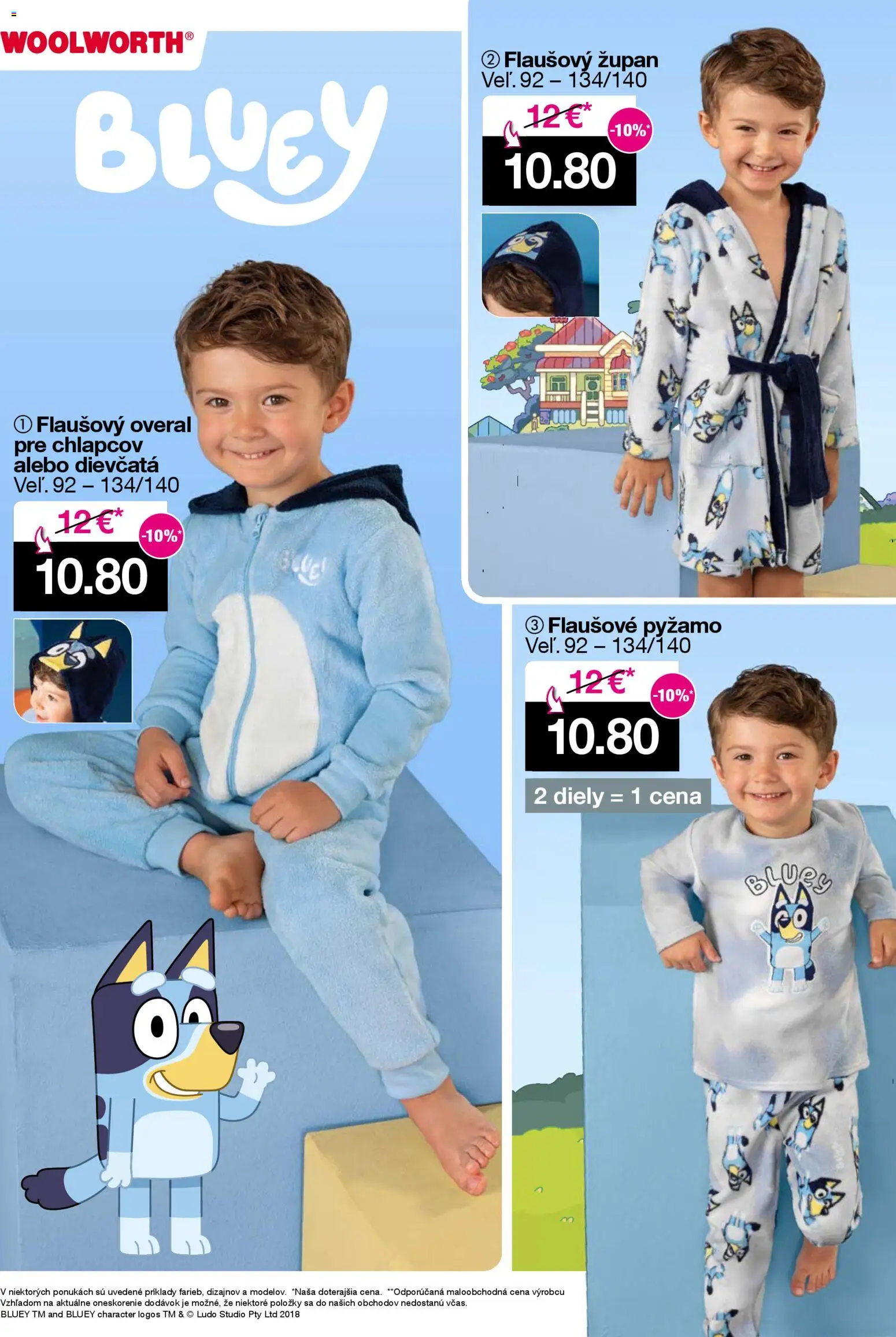 Nové Woolworth akcie – leták je platný od 14.11.2025 | Strana: 7 | Produkty: Overal, Pyžamo, Župan