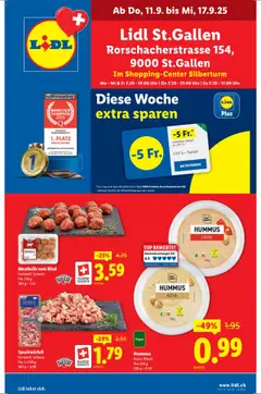 Lidl Aktionen St. Gallen ab 11.09.2025 gültig