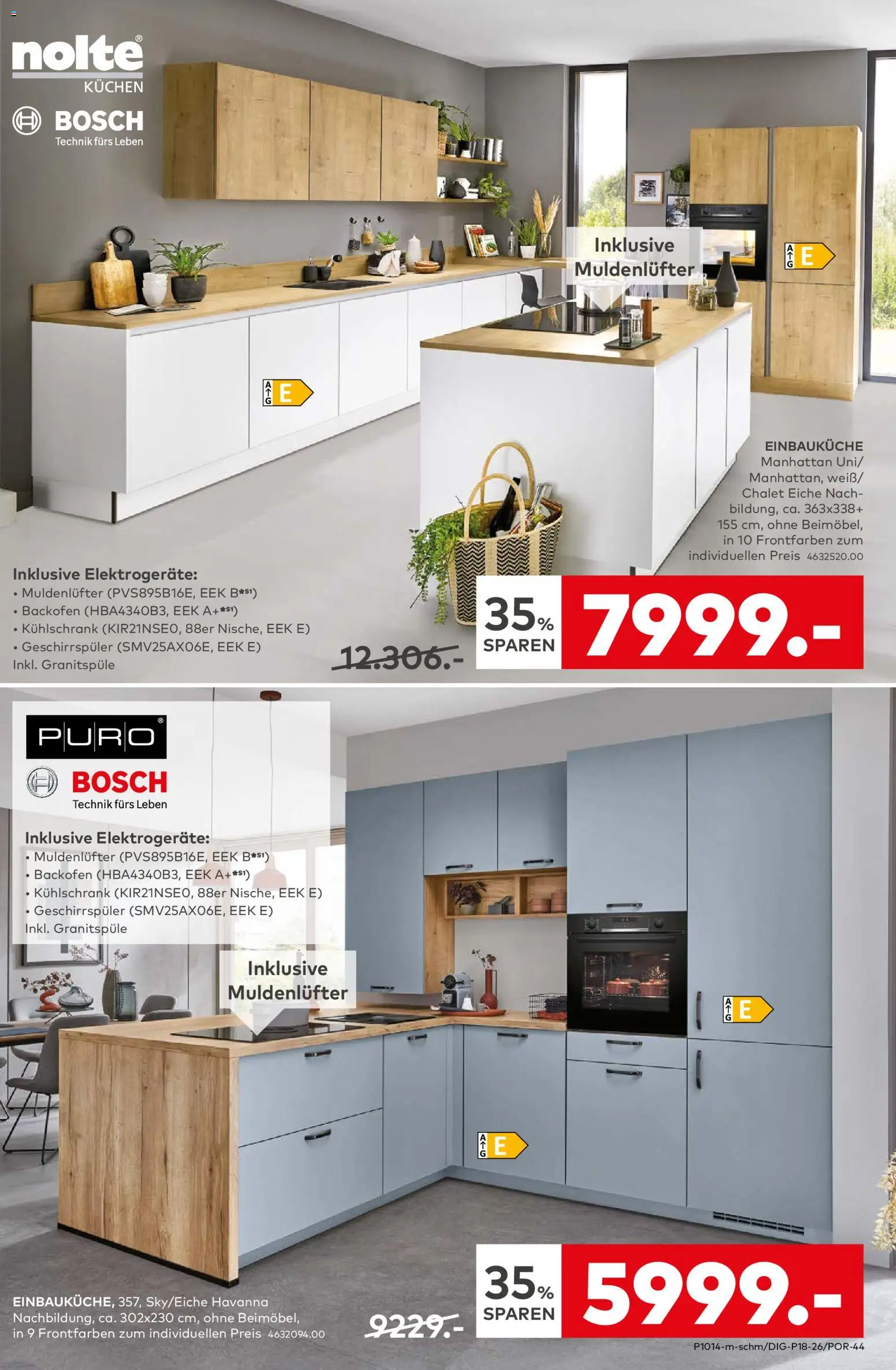 Porta! Küchentester gesucht! Aachen – gültig ab 19.04.2026 | Seite: 9 | Produkte: Bosch, Einbauküche, Kühlschrank, Kuchen