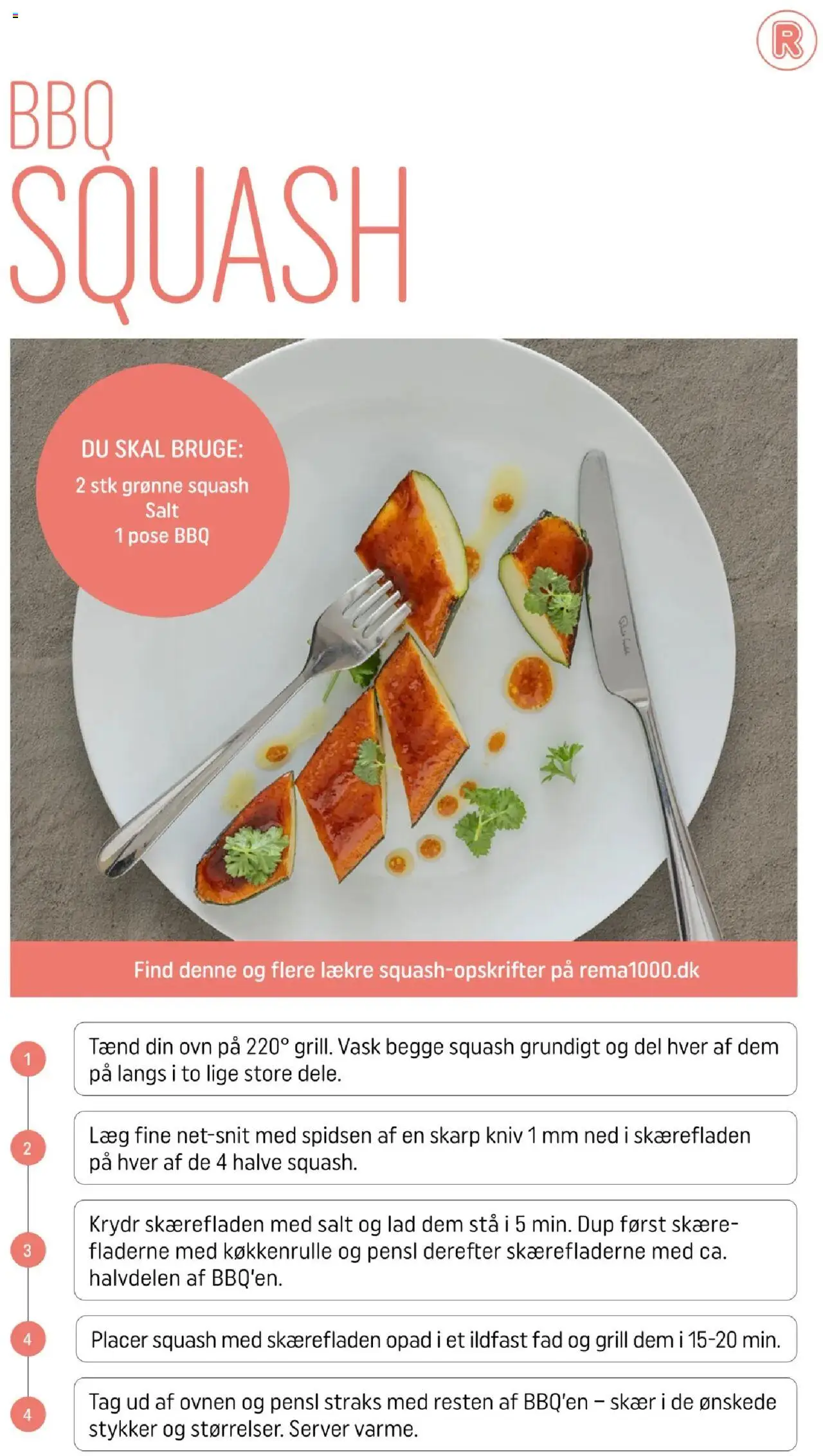 Rema 1000 Tilbudsavis gyldig fra 01.08.2025 | Side: 4 | Produkter: Squash, Salt, Ovn, Grill