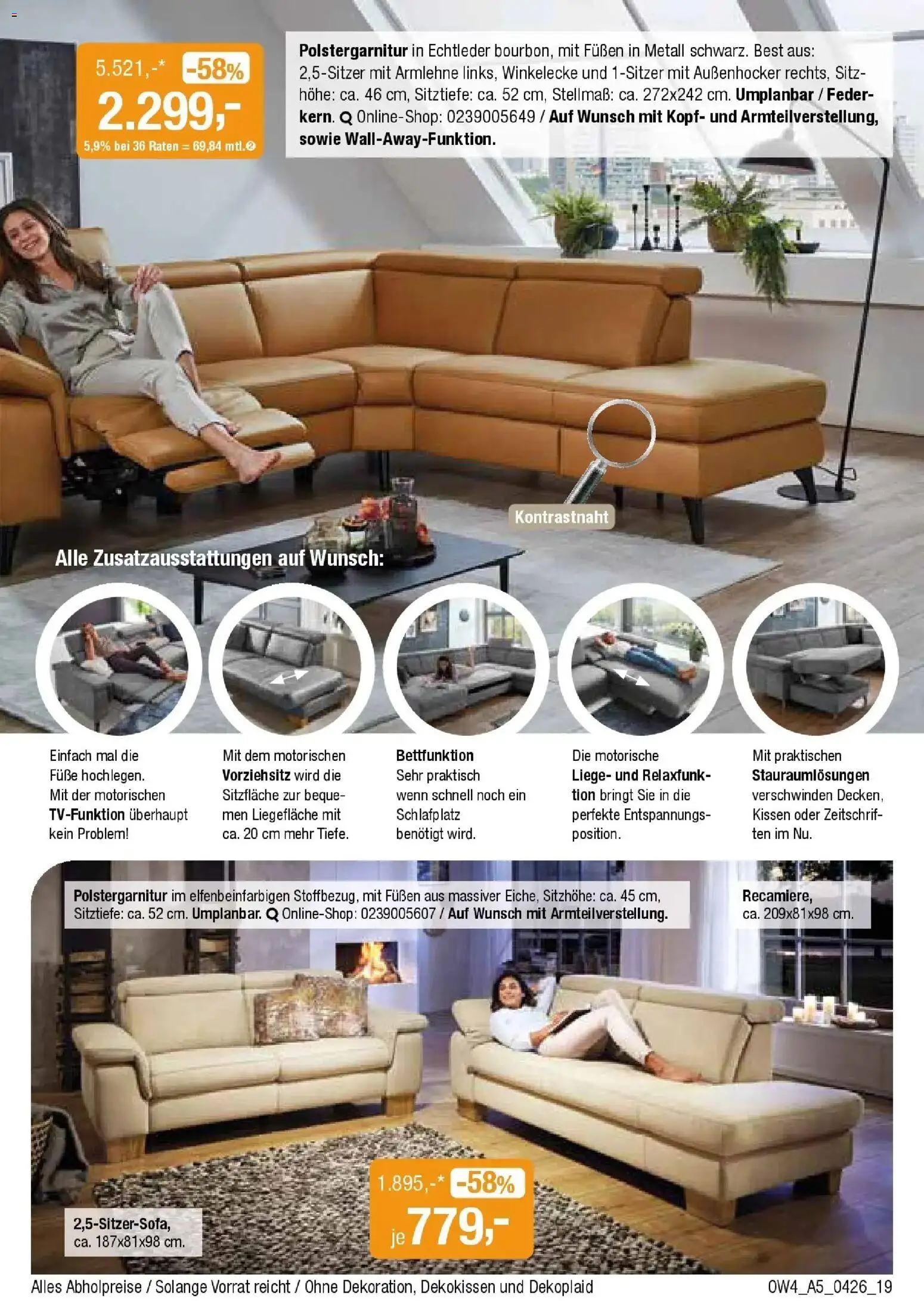 Angebote - Für Zuhause-Liebhaber – gültig ab 01.04.2026 | Seite: 19 | Produkte: Kissen, Liege