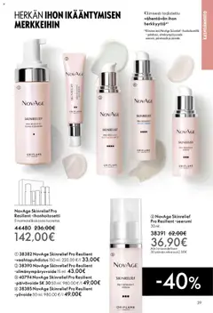 NovAge Skinrelief Pro Resilient -silmänympärysvoide, silmänympärysvoide 15 ml – voimassa 14.09.2025 alkaen | Sivu: 39 | Tuotteet: Yövoide, Seerumi, Silmänympärysvoide