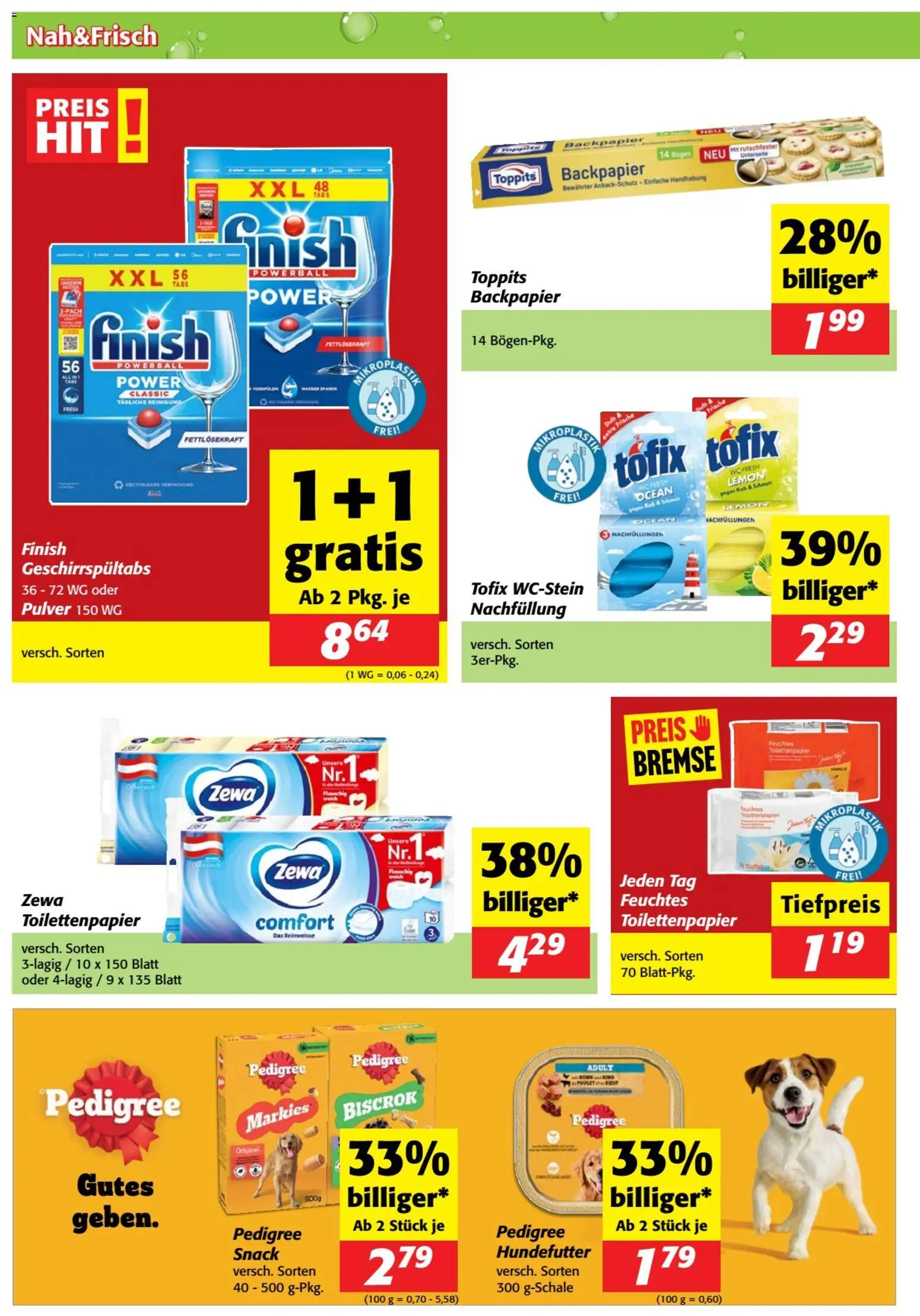 Nah und Frisch Flugblatt gültig ab 22.04.2026 | Seite: 4 | Produkte: Wasser, Balles de ping-pong