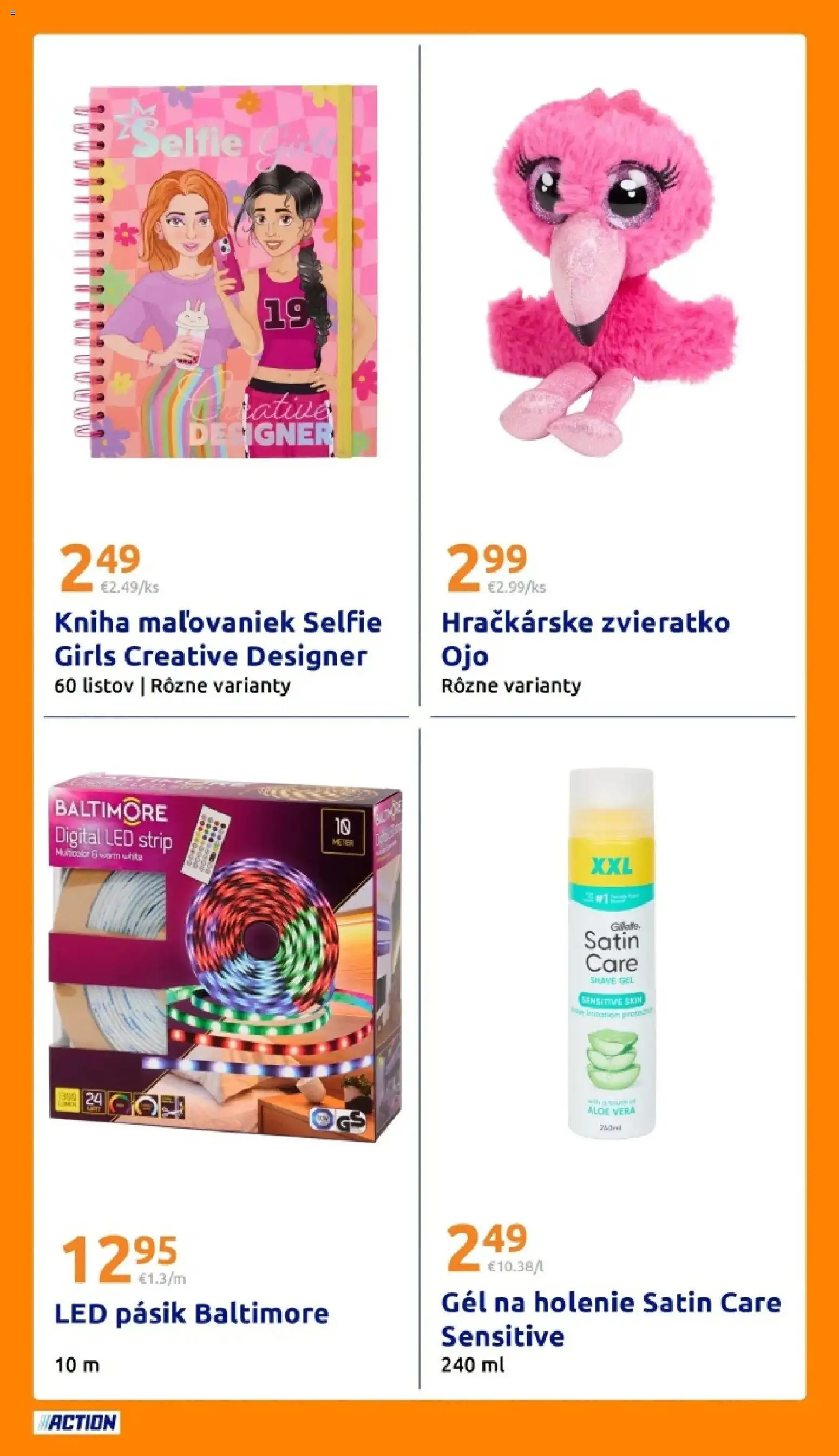 Nové Action akcie – leták je platný od 08.04.2026 | Strana: 22 | Produkty: Led pásik, Led, Kniha