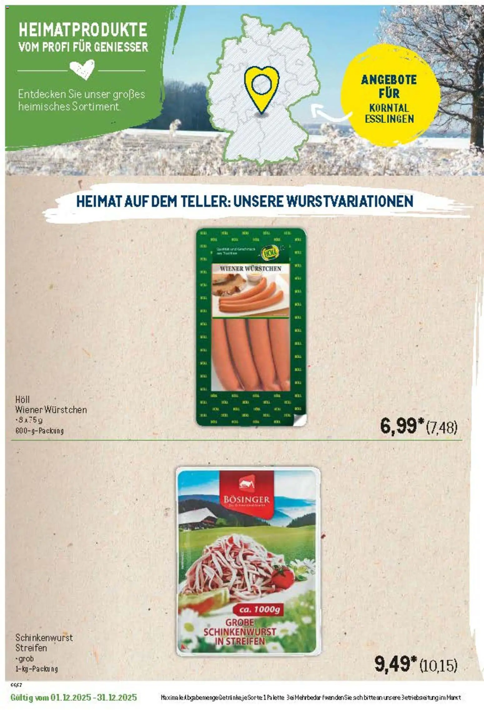 Metro Regionaler Flyer – gültig ab 01.12.2025 | Seite: 29 | Produkte: Wiener wurstchen