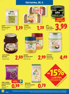 Lidl katalog akcije – veljaven od 26.02.2026 | Stran: 18 | Izdelki: Namaz, Olje, Kruh, Caj
