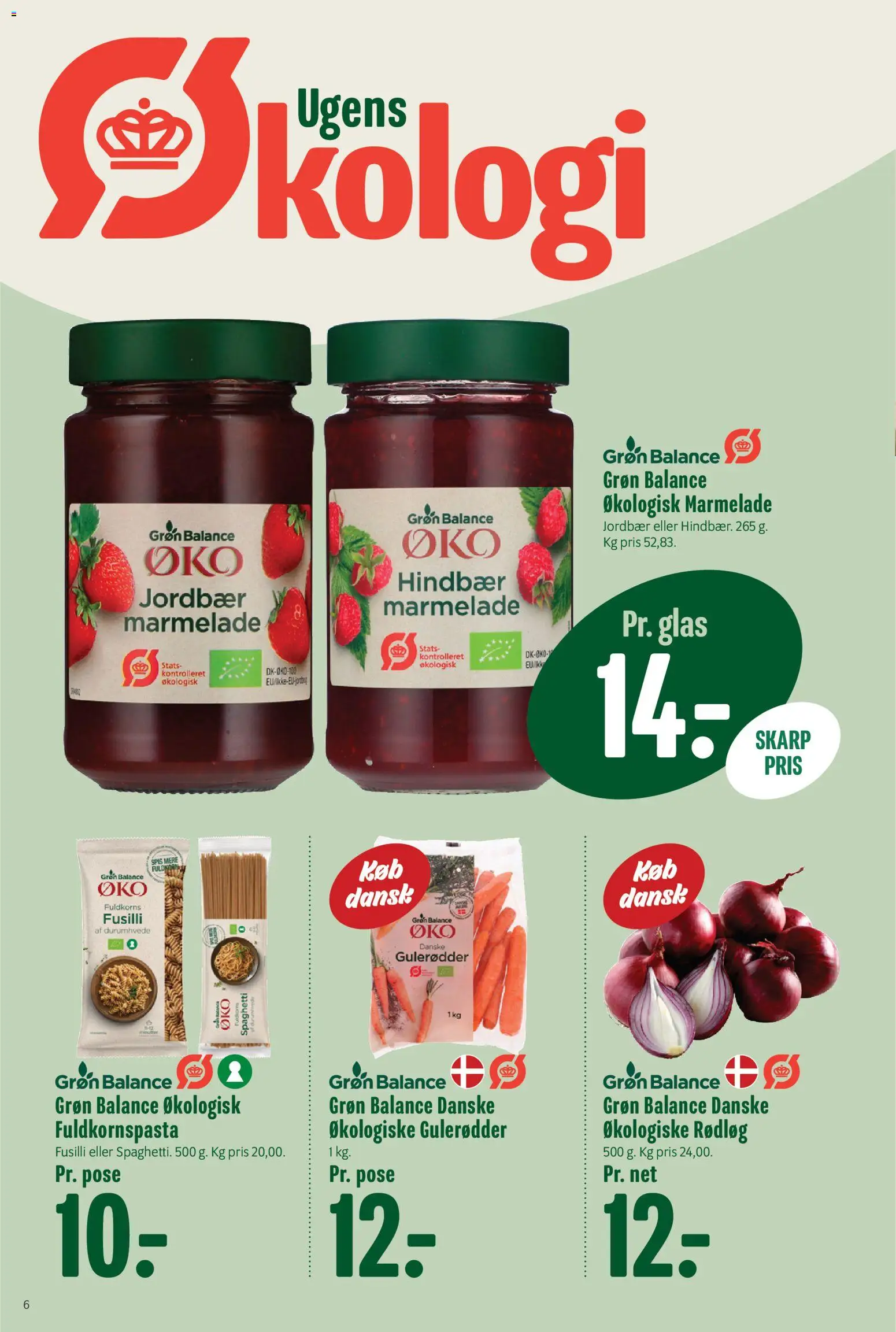 Min Købmand tilbudsavis – gyldig fra 12.12.2025 | Side: 10 | Produkter: Spaghetti, Gulerødder, Hindbær, Marmelade