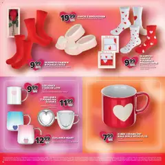 Pogląd oferty "Stokrotka Gazetka - Walentynki" - ważna od 05.02.2026 | Strona: 36 | Produkty: Szklanka, Kapcie, Skarpetki, Stokrotka