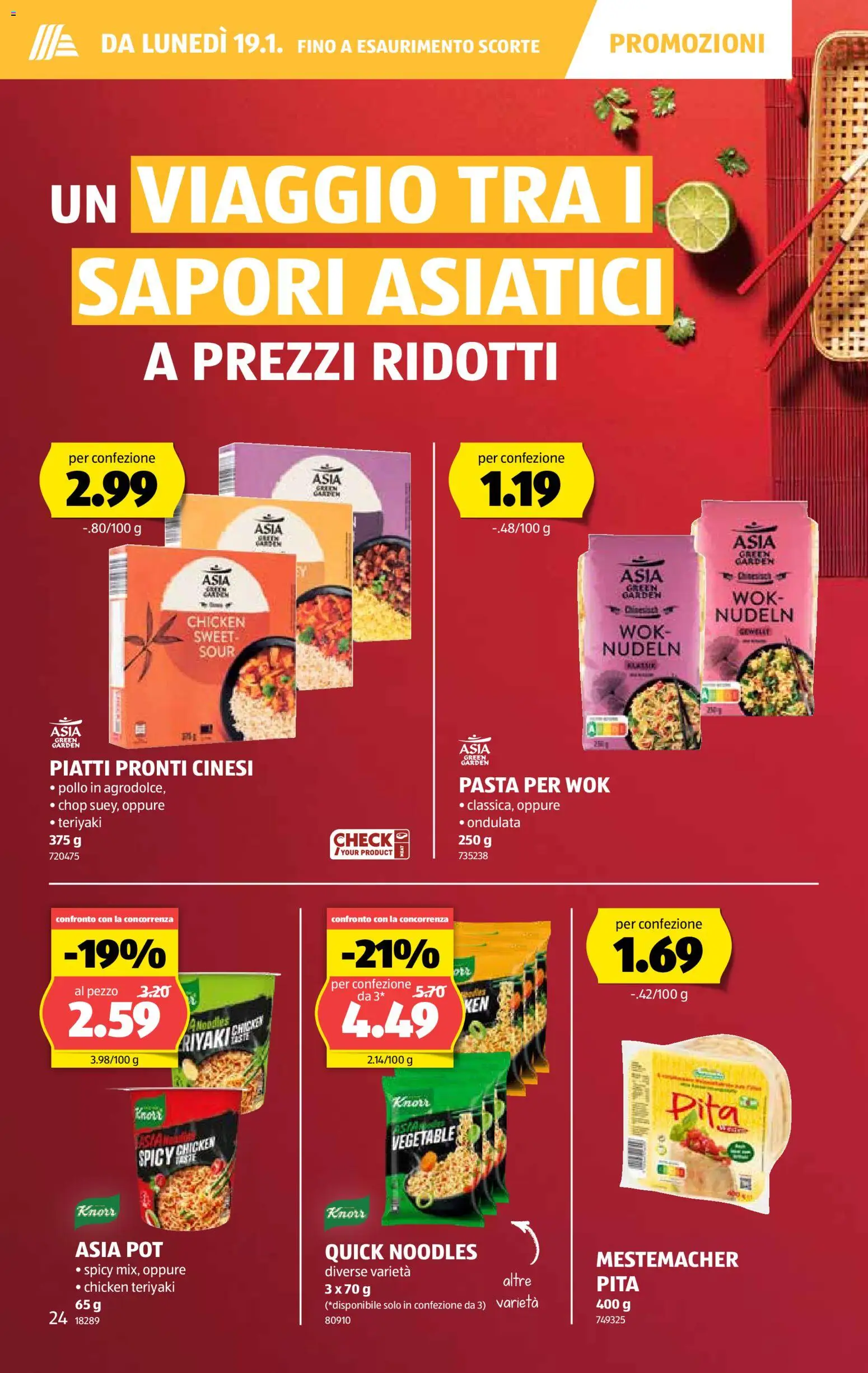 Aldi Aktionen IT – gültig ab 15.01.2026 | Seite: 25 | Produkte: Nudeln, Pasta, Wok
