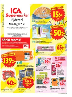 ICA Supermarket - Bjärred - Förhandsvisning av reklamblad från butik ICA Supermarket aktuell från 30.03.2026
