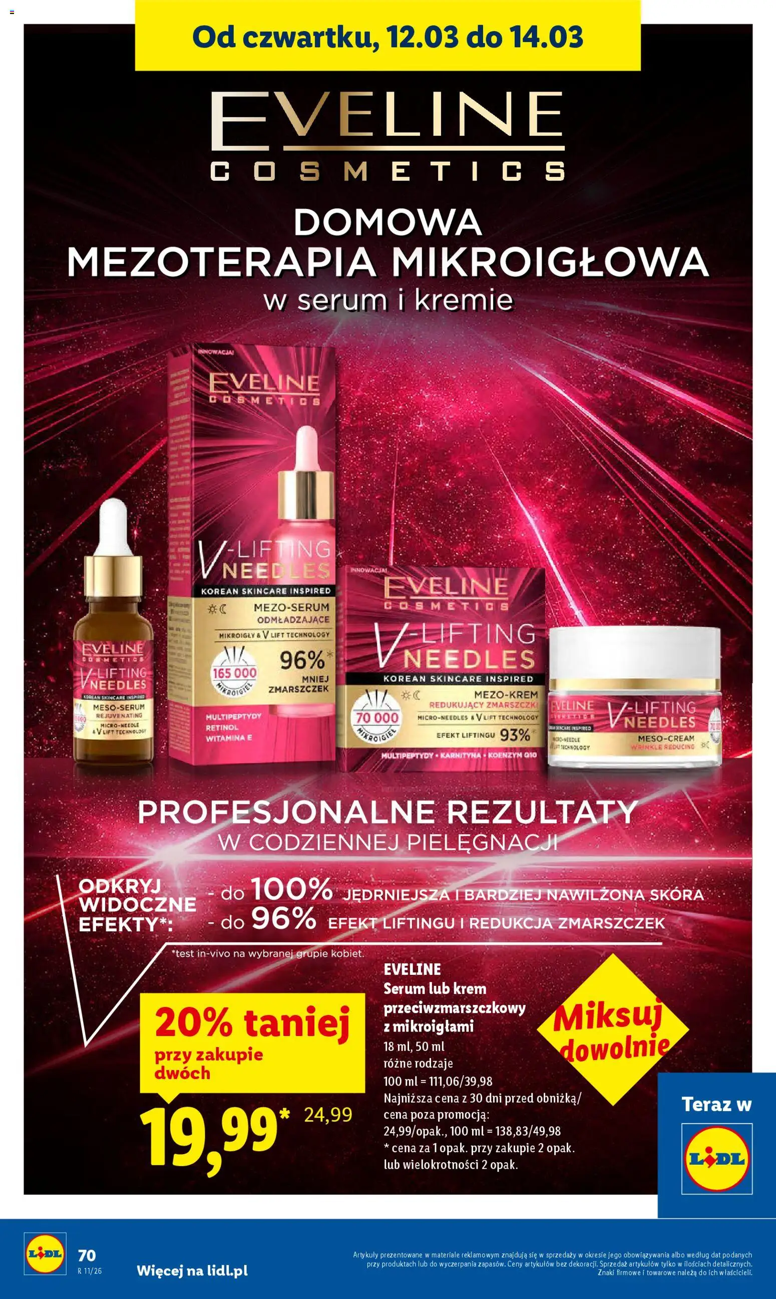 Lidl Polsko leták od 12.03.2026 | Strana: 72 | Produkty: Sérum, Krém