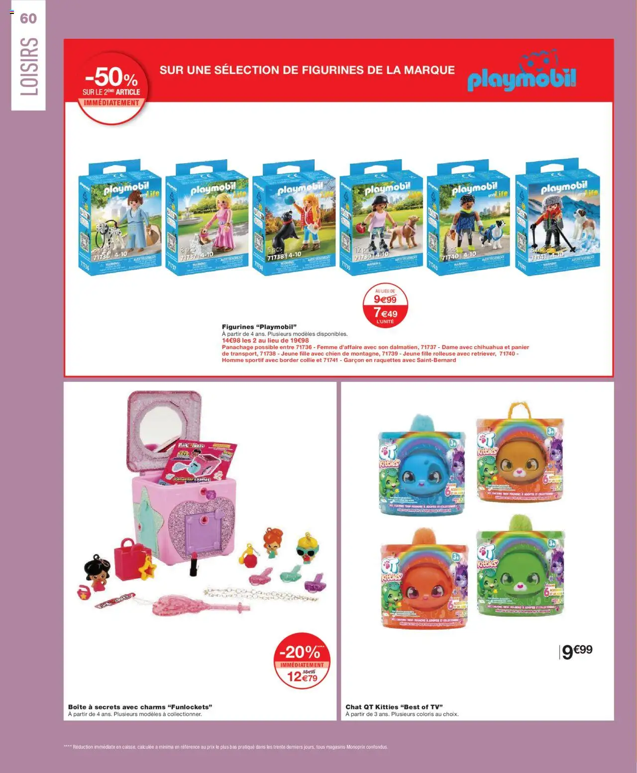 {H1} | Page: 60 | Produits: Playmobil, Panier, Figurines