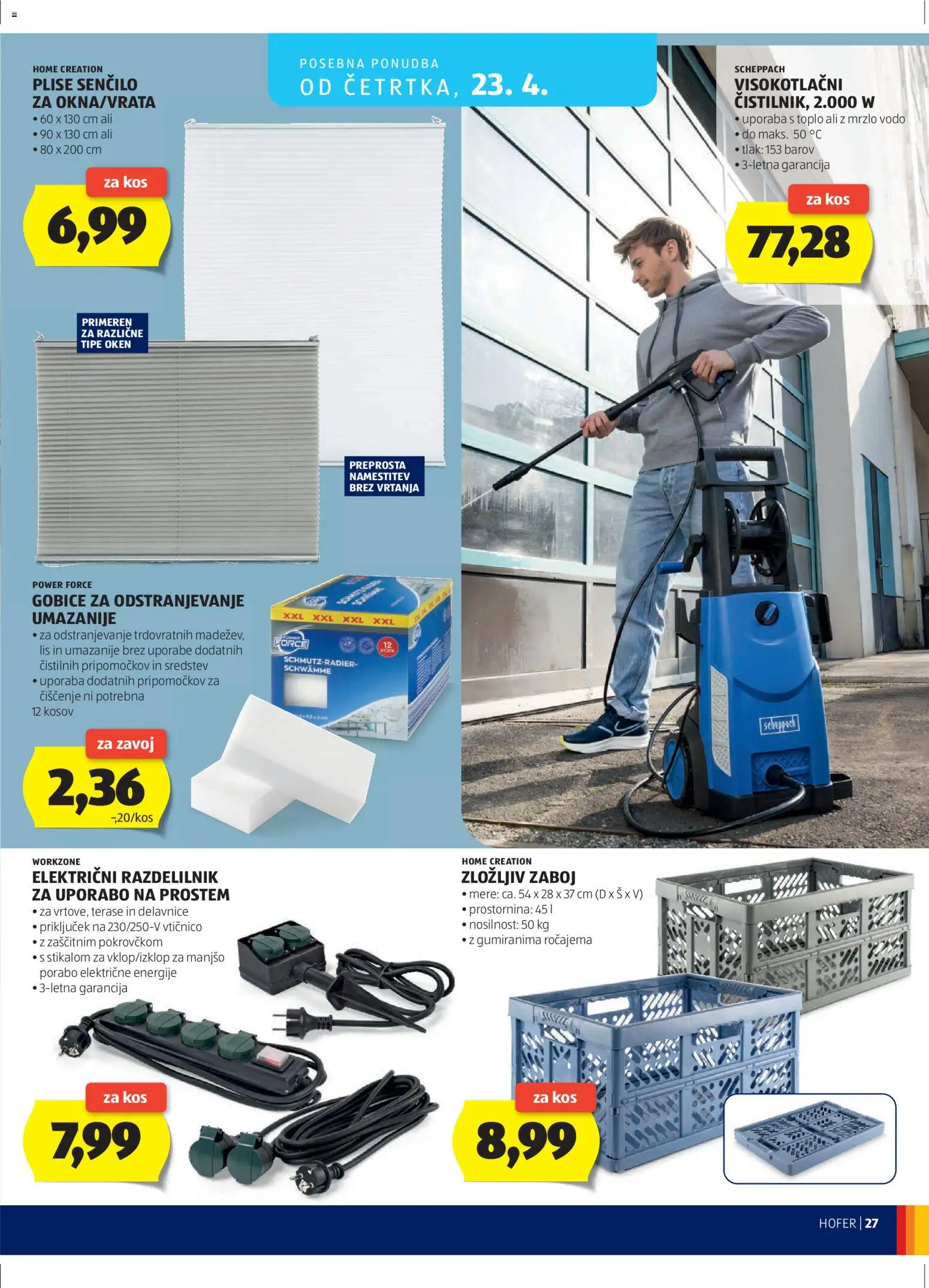 Hofer SI katalog | vrijedi od 15.04.2026 | Stranica: 27
