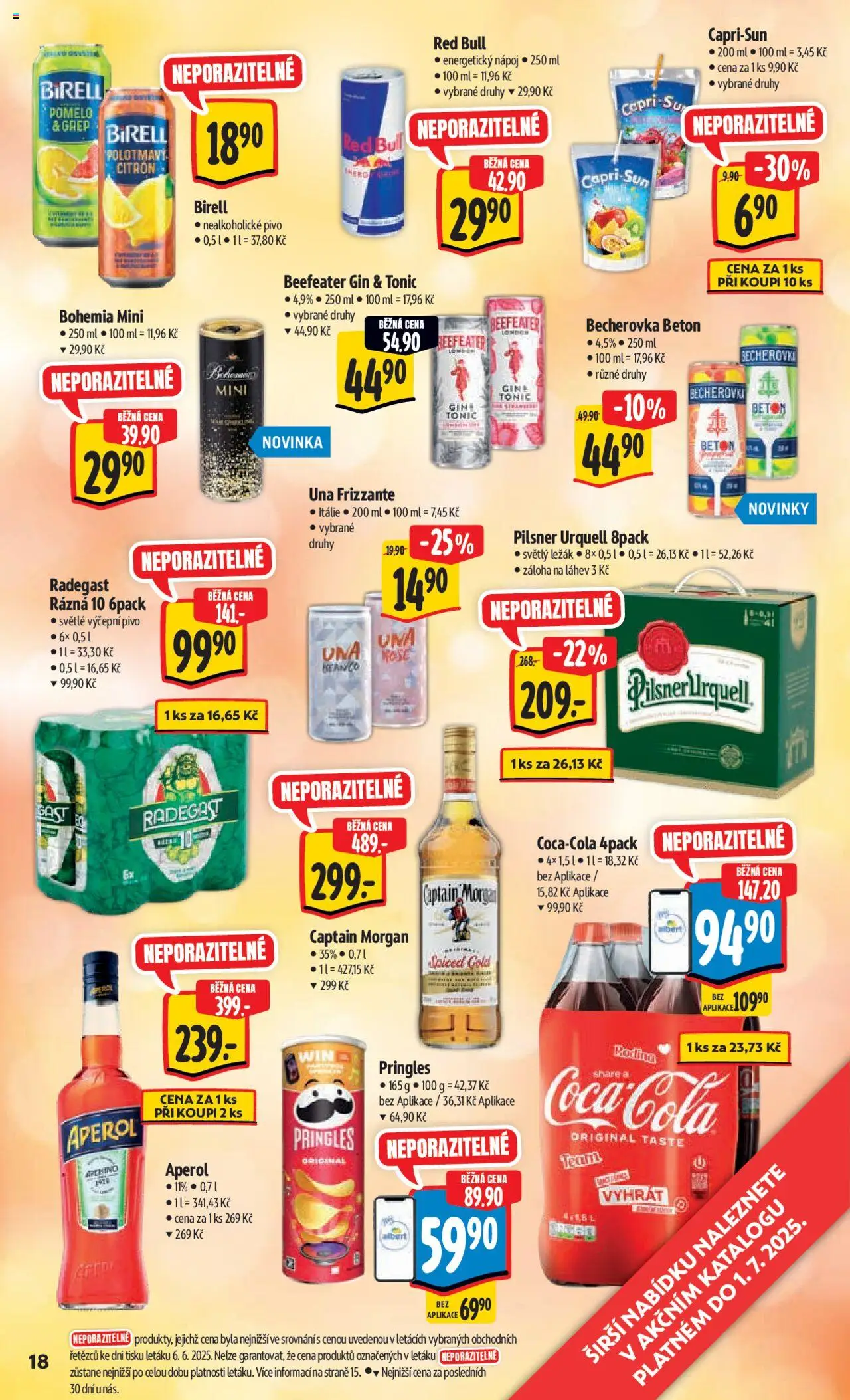 Albert leták - Hypermarket od 25.06.2025 | Strana: 27 | Produkty: Morgan, Frizzante, Aperol, Red Bull