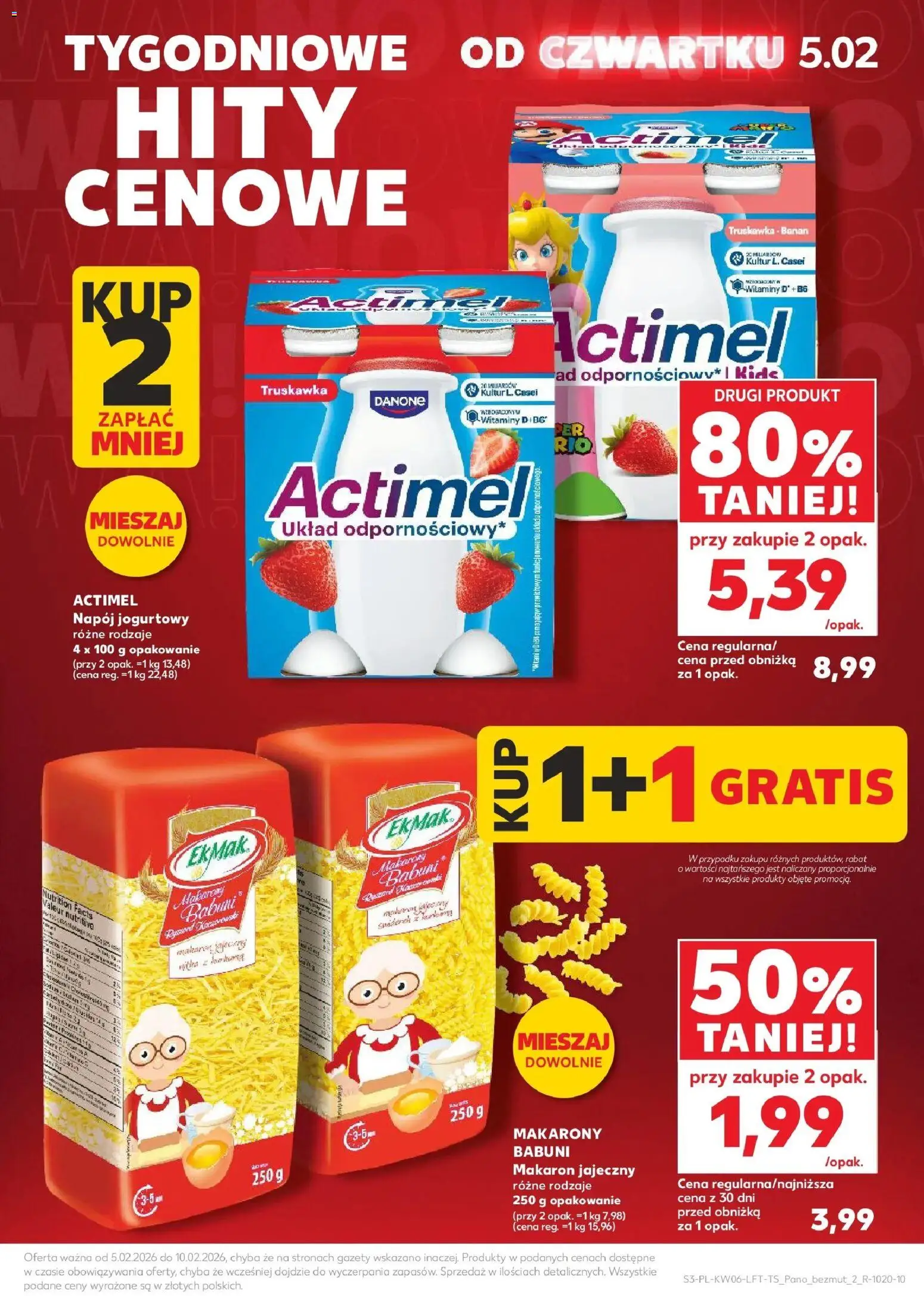 Kaufland gazetka od 05.02.2026 | Strona: 3 | Produkty: Banan, Makarony, Makaron