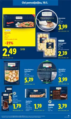 Grana Padano u kockicama, 300 g, Dozrijevan 14 mjeseci - Pregled kataloga iz trgovine Lidl, vrijedi od 19.01.2026 | Stranica: 15